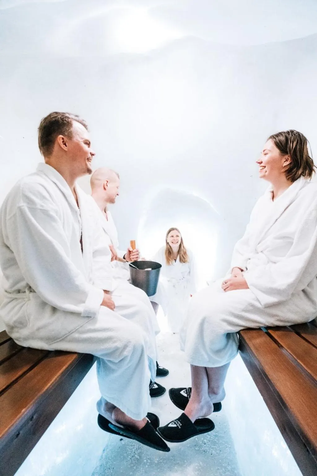 Sauna in Arctic SnowHotel & Glass Igloos