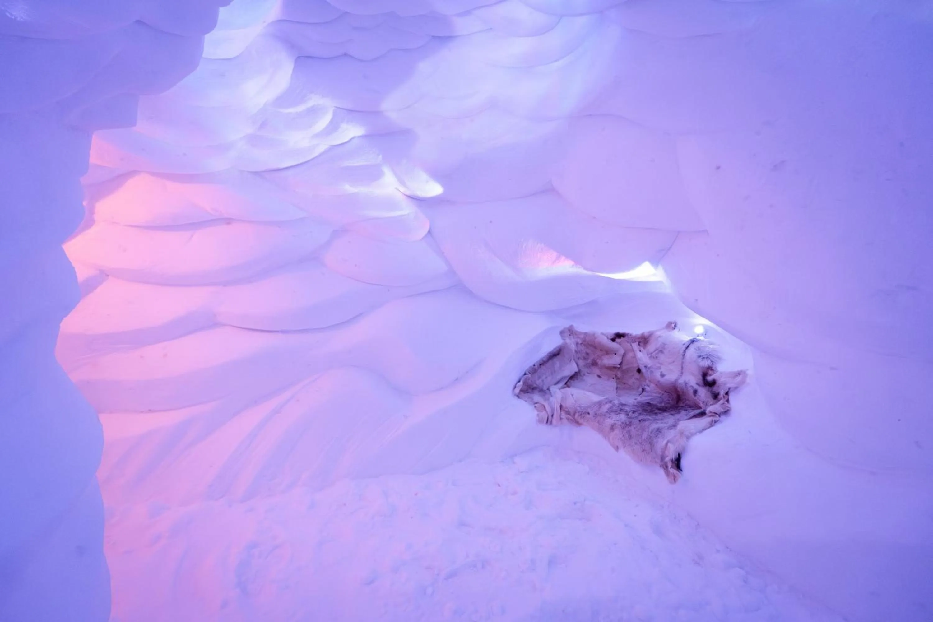 Bedroom in Arctic SnowHotel & Glass Igloos
