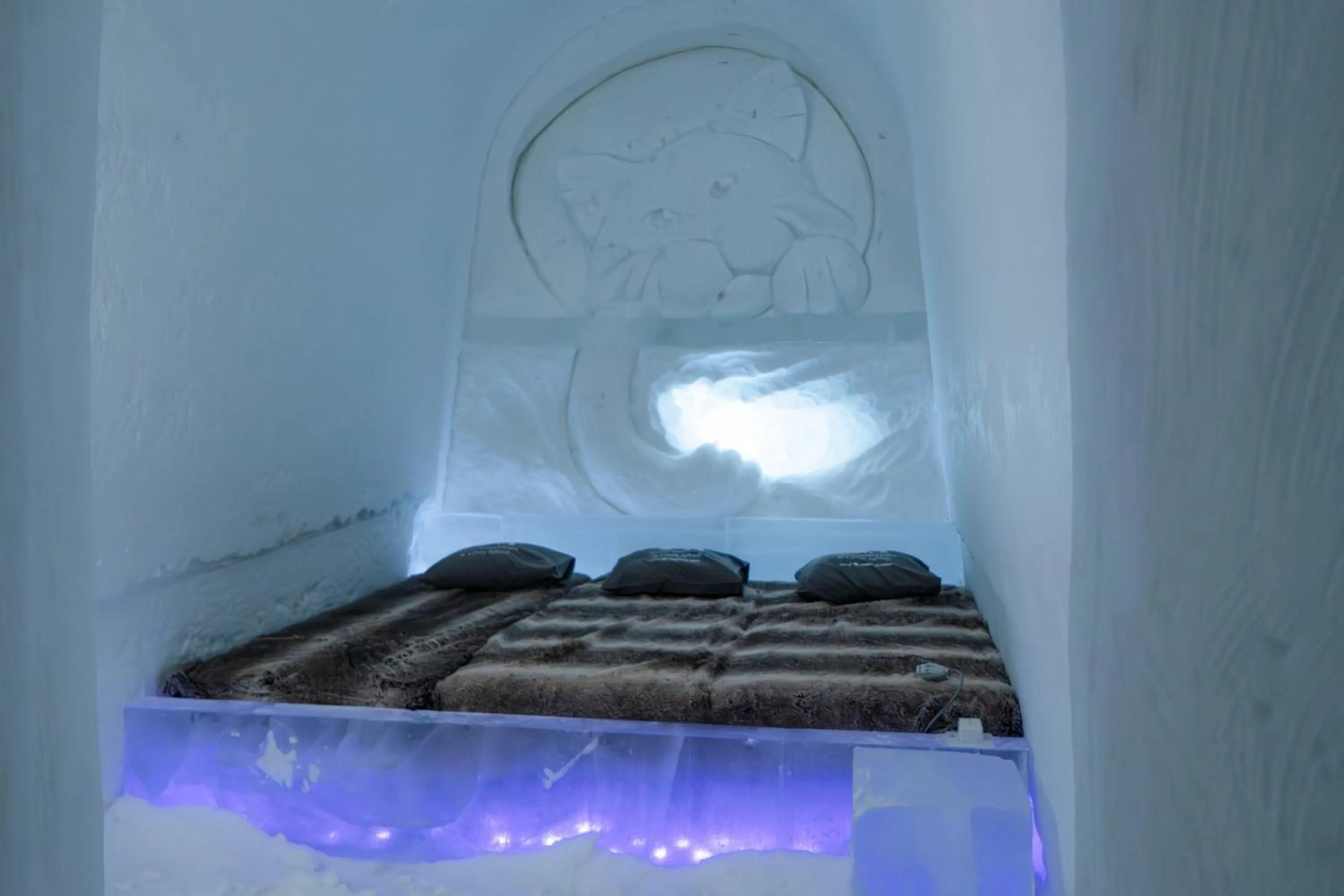 Bedroom, Bed in Arctic SnowHotel & Glass Igloos