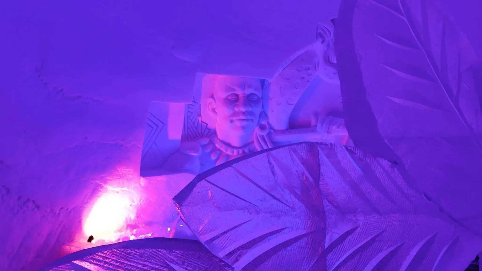 Decorative detail in Arctic SnowHotel & Glass Igloos