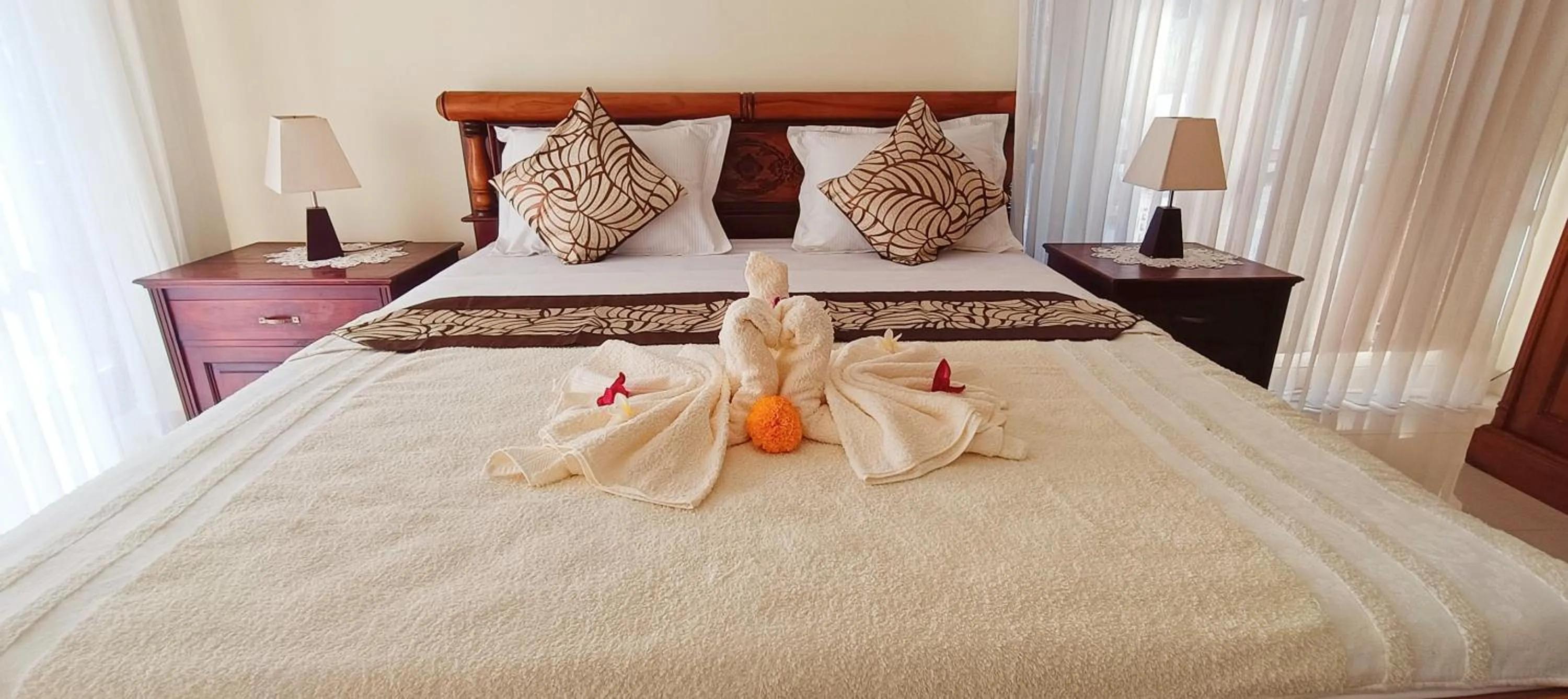 Bedroom, Bed in Villa Lilly Sea View Private Pool