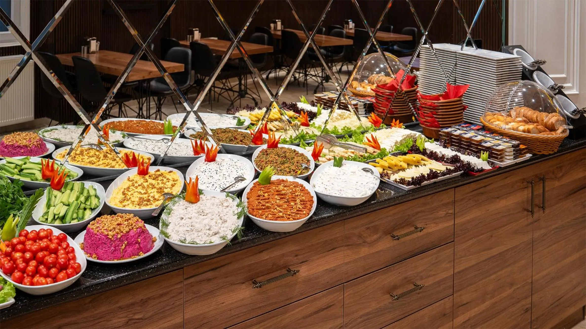 Buffet breakfast in Ayasofya Hotel - Special Class