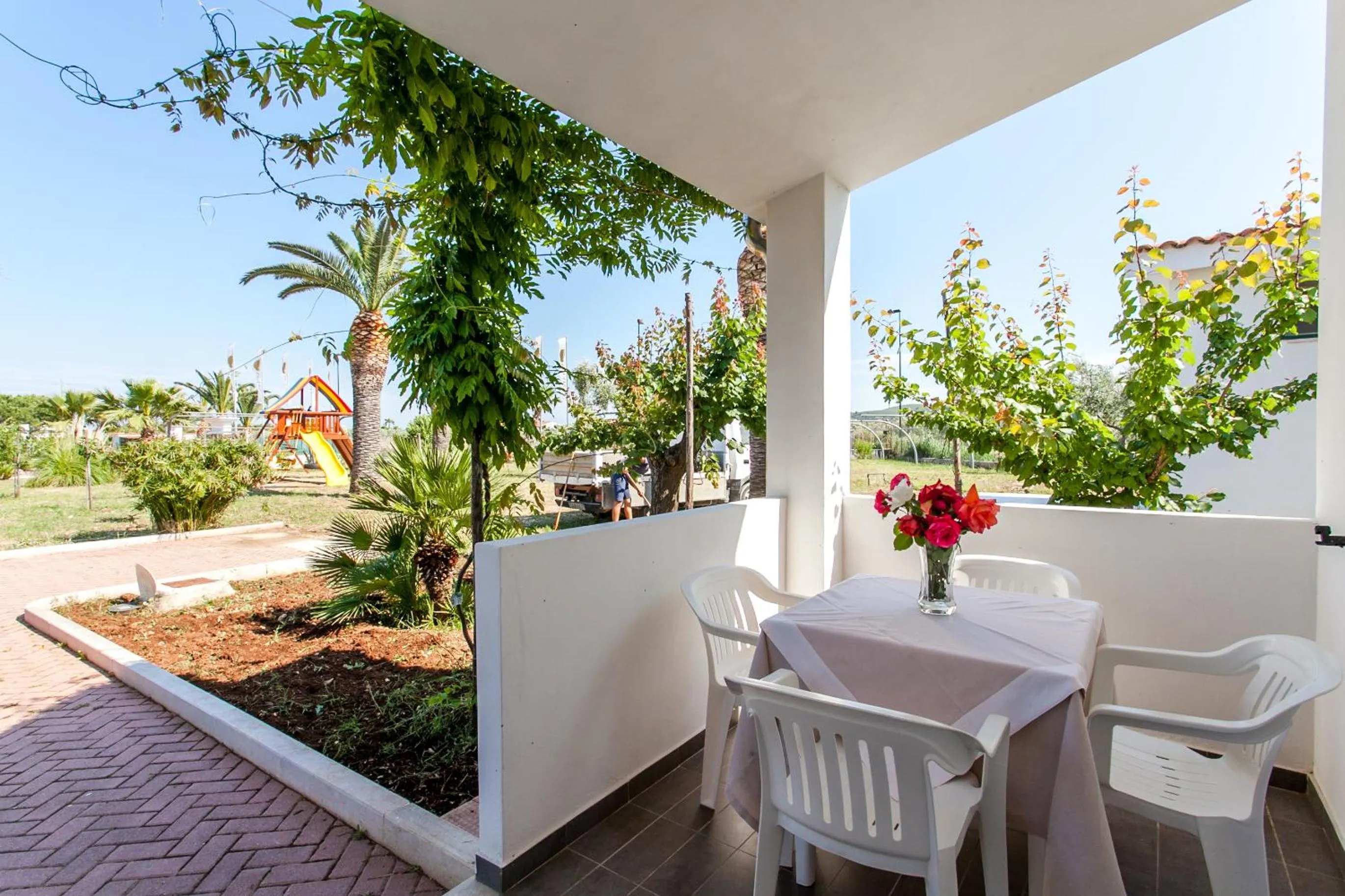Patio in Hotel Scialì