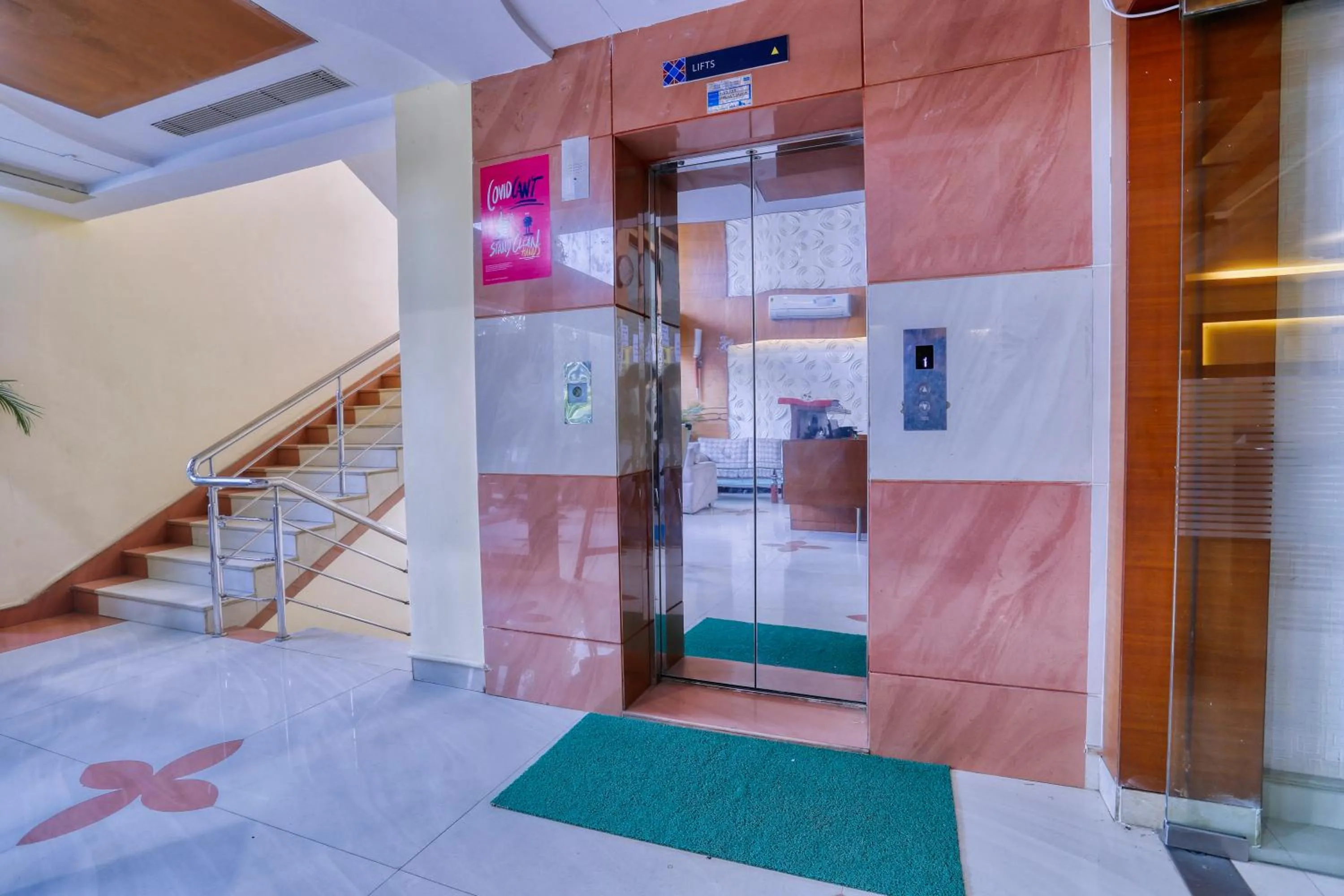 elevator in Hotel Amrit Residency