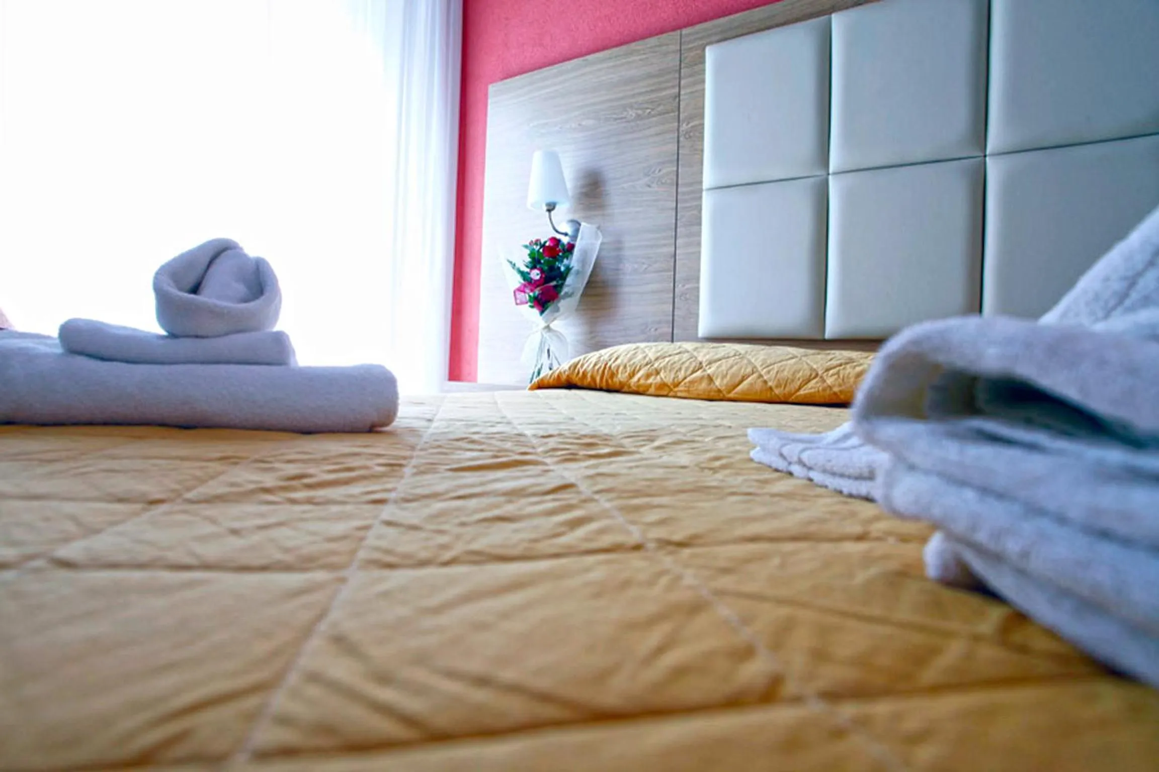 Bed in Hotel Marebello