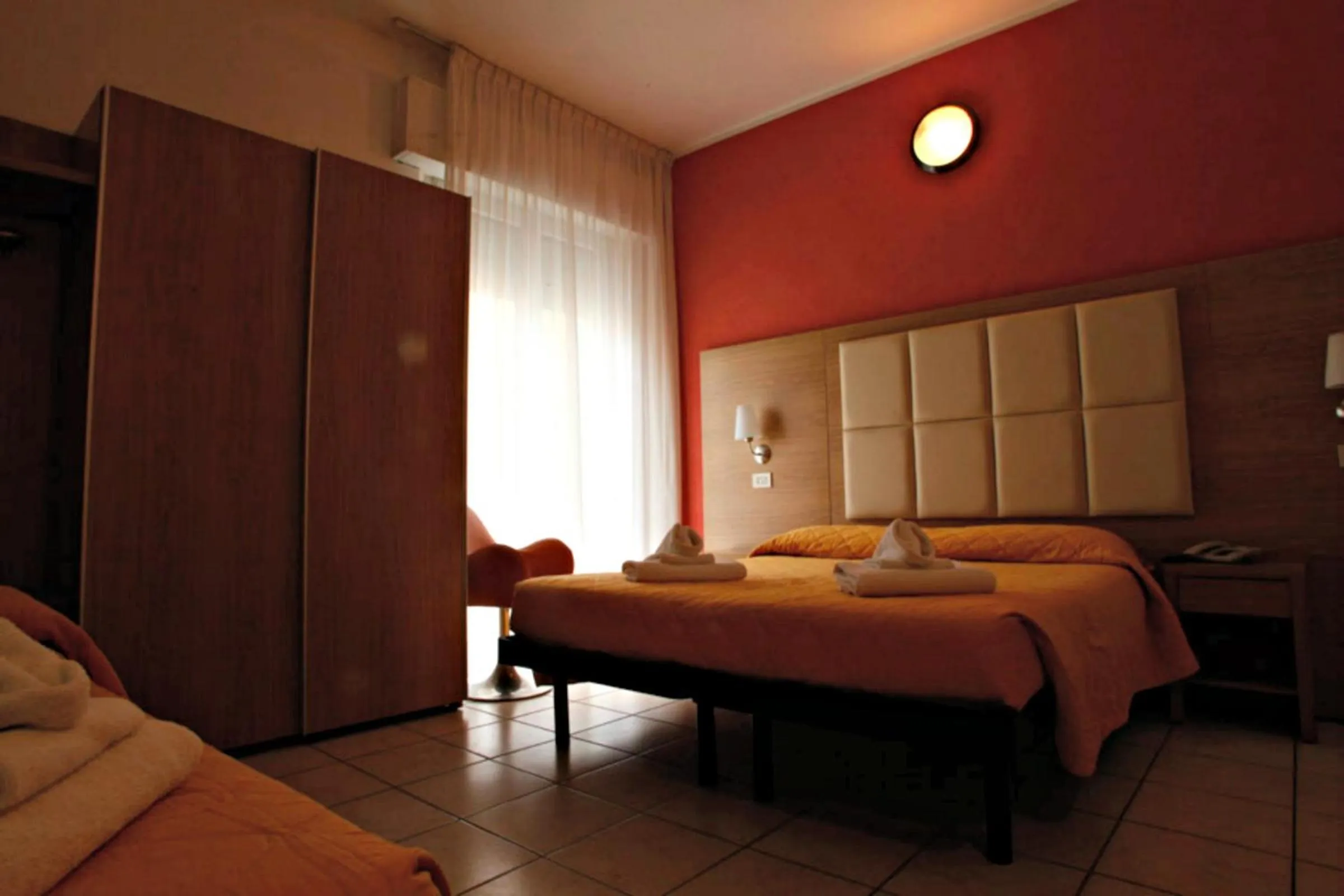 Bedroom, Bed in Hotel Marebello