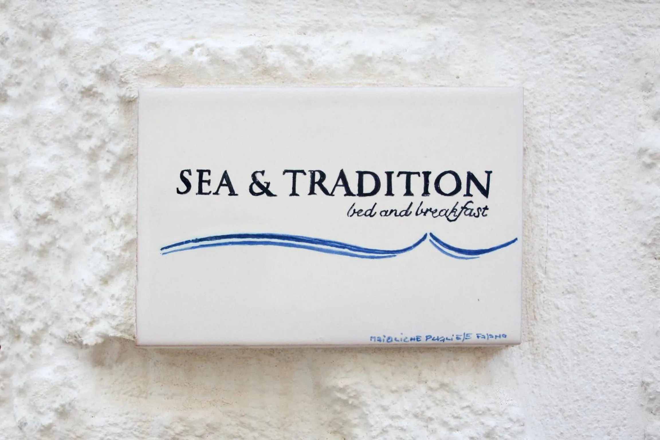 Logo/Certificate/Sign in Sea and Tradition b&b