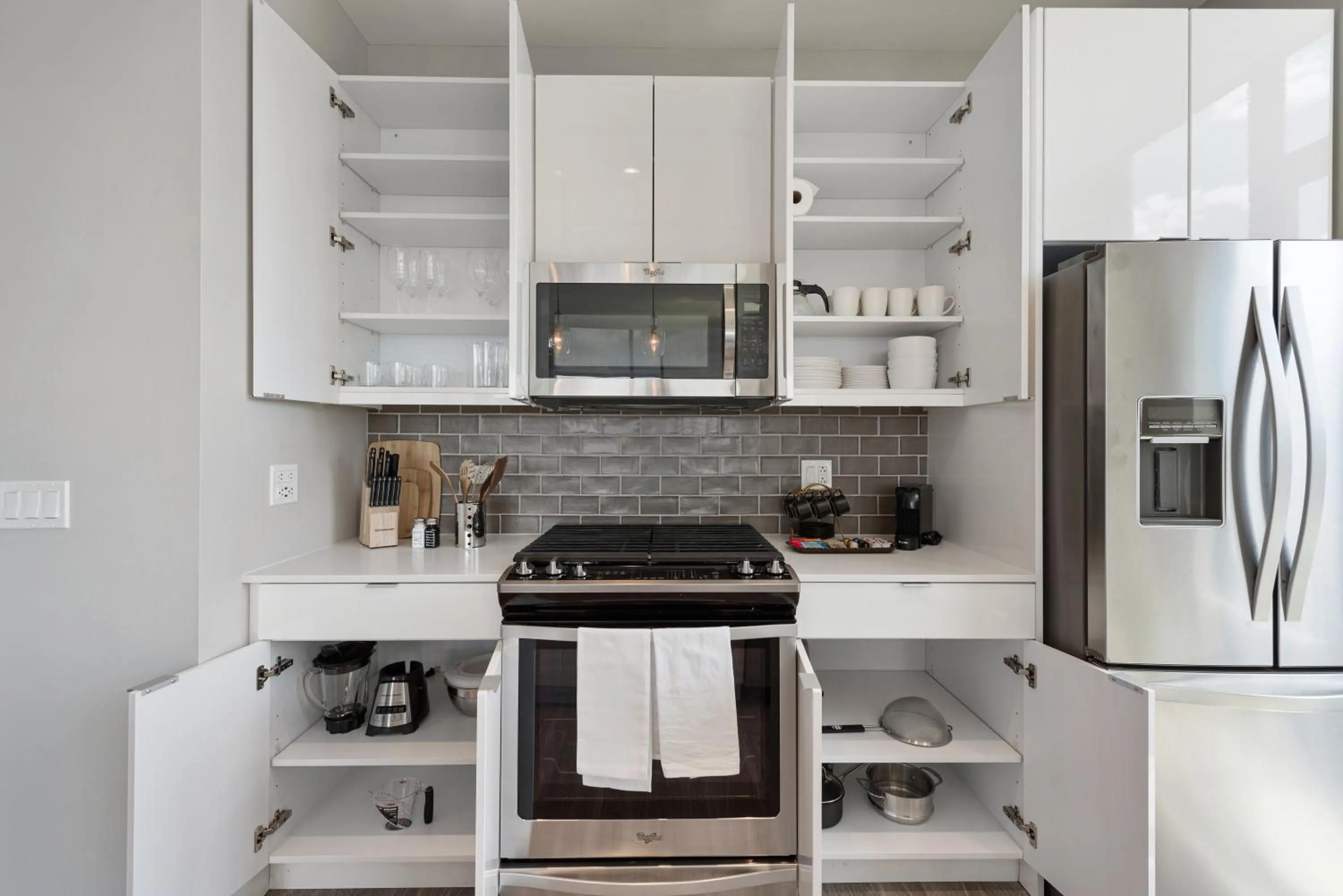 kitchen in Aurelien Spacious Apartments in the Heart of Gold Coast