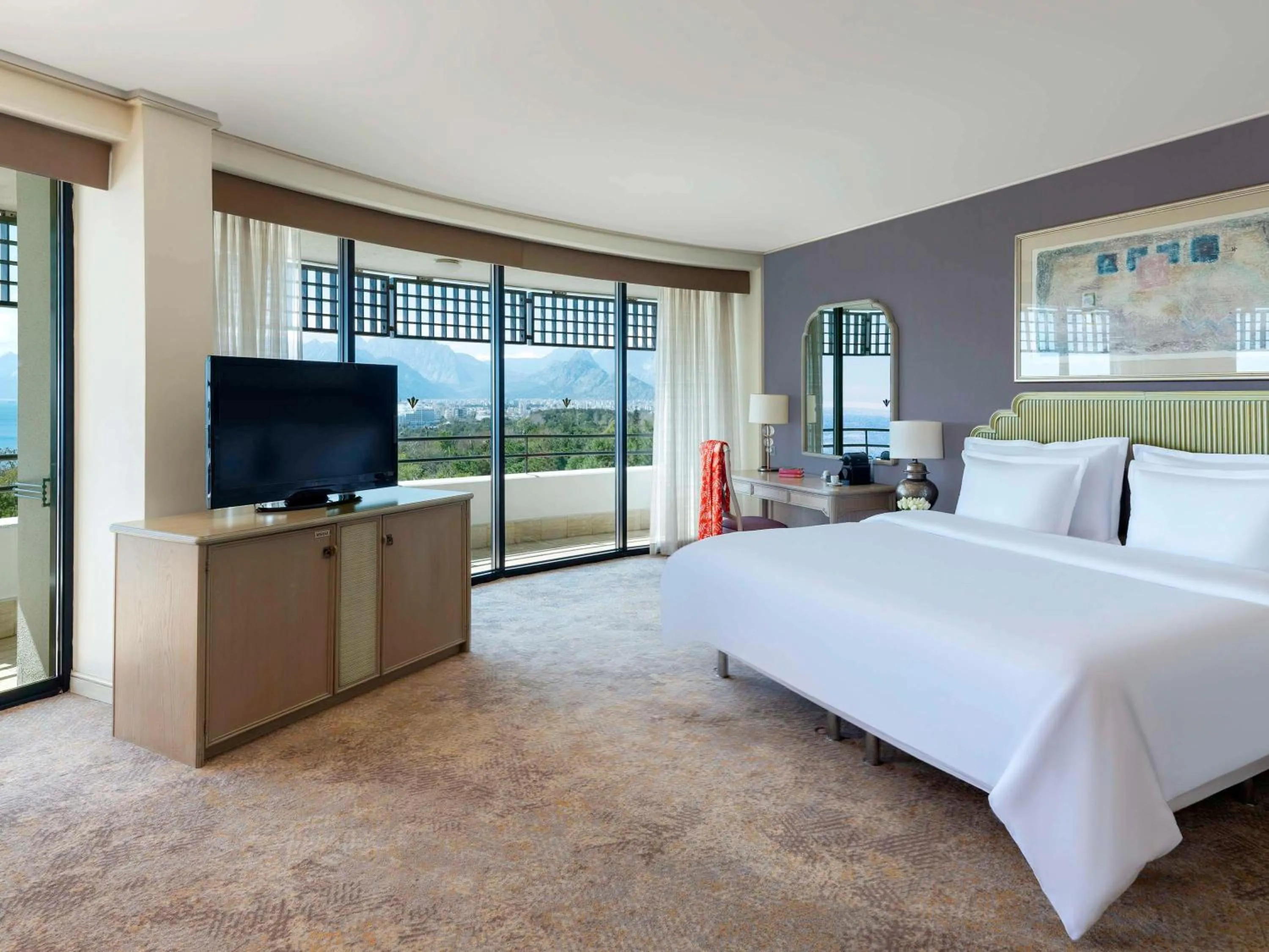 Bedroom, Bed in Rixos Downtown Antalya - The Land Of Legends Access
