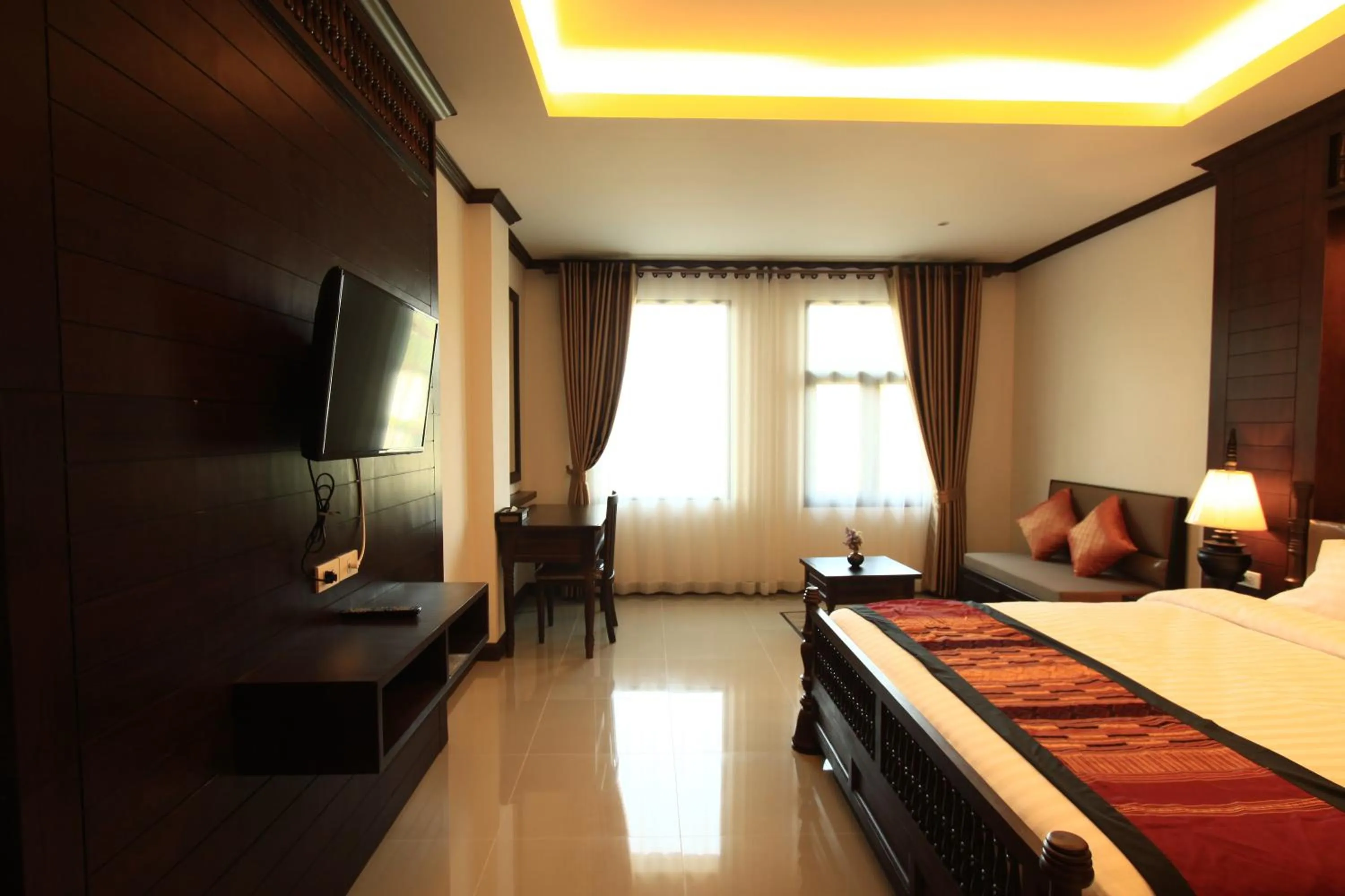 Bed in Baan Ratchiangsaen