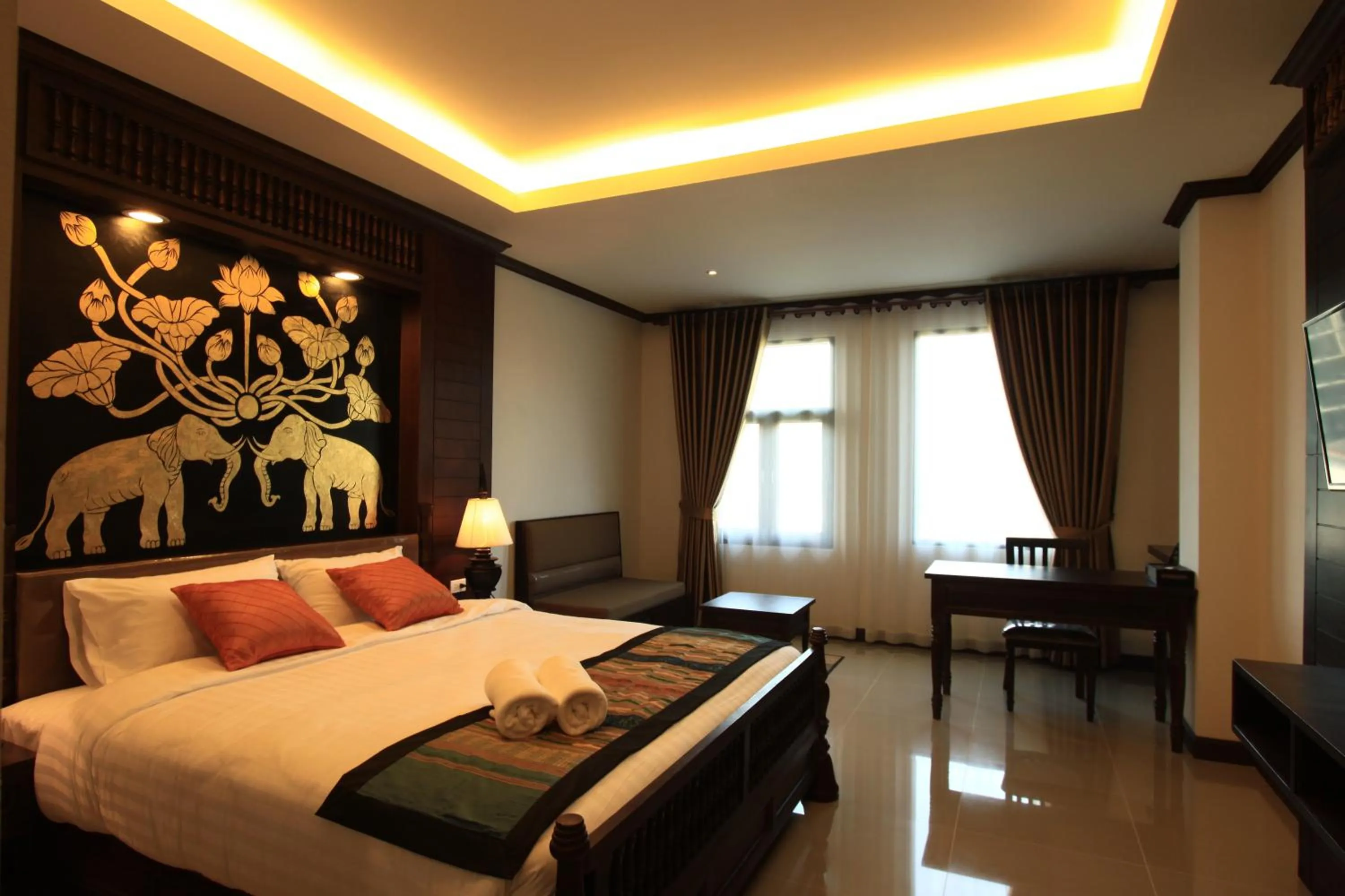 Bed in Baan Ratchiangsaen