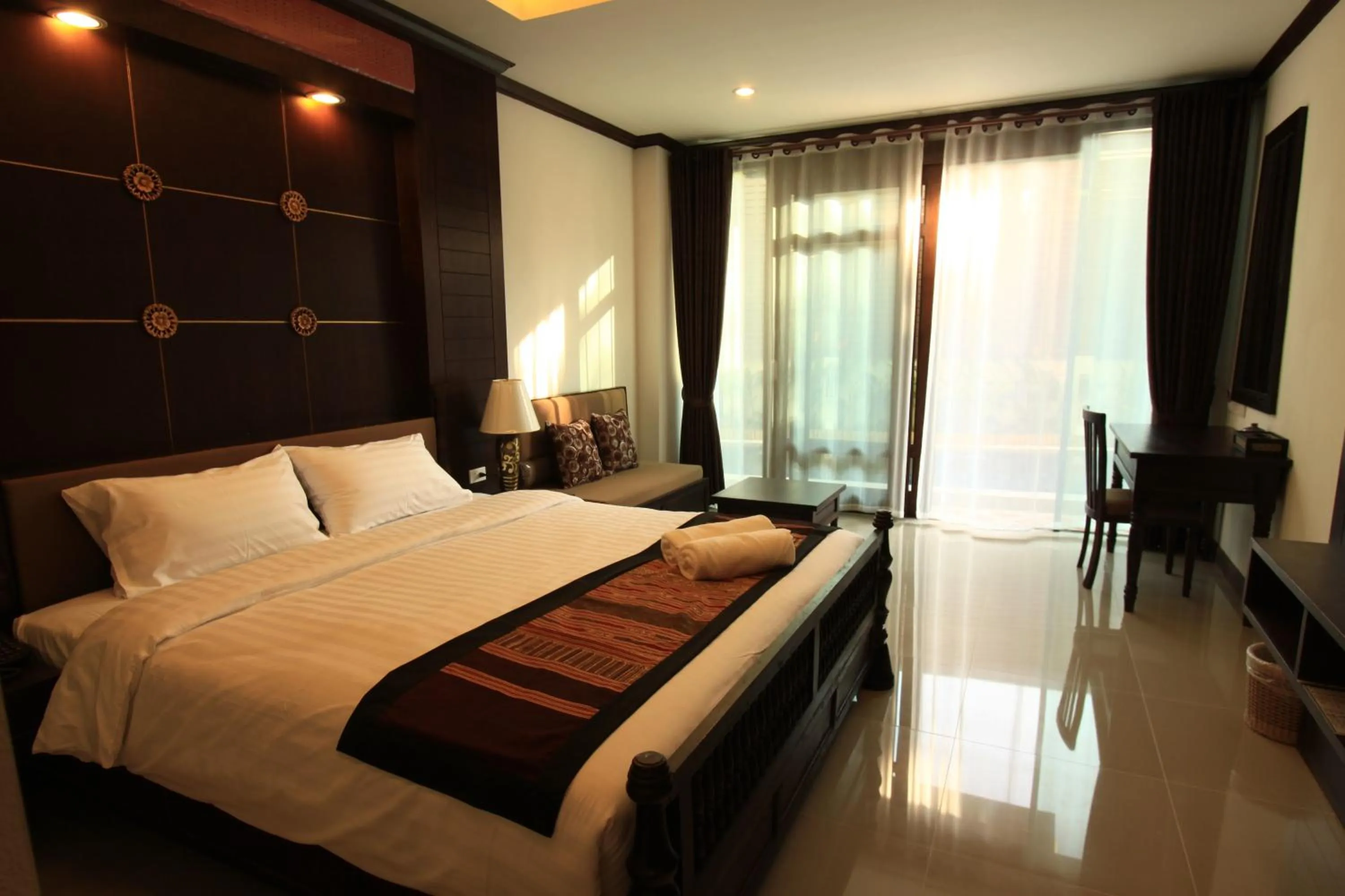 Bed in Baan Ratchiangsaen