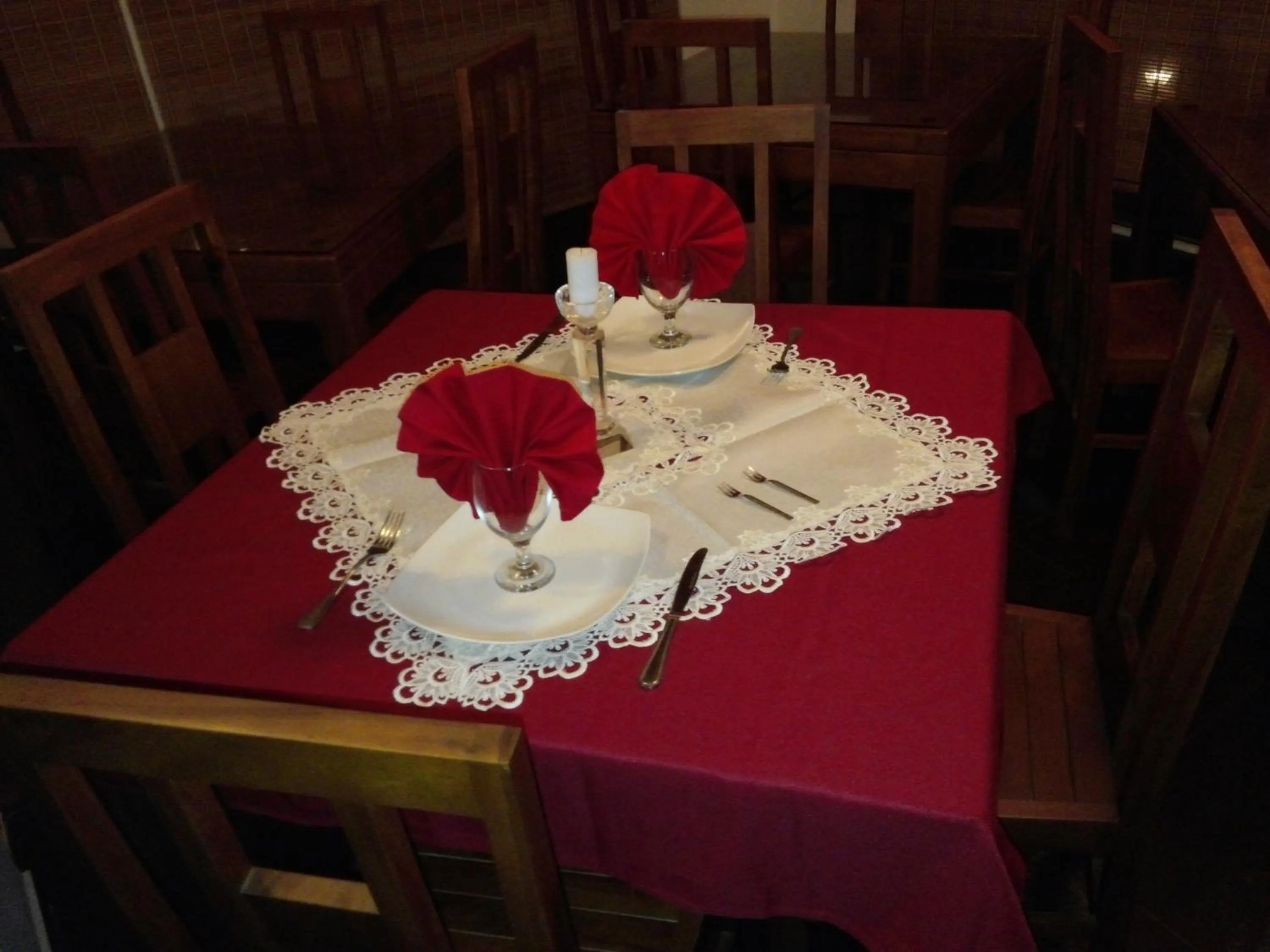 Dining area in Villa Baywatch, Rumassala