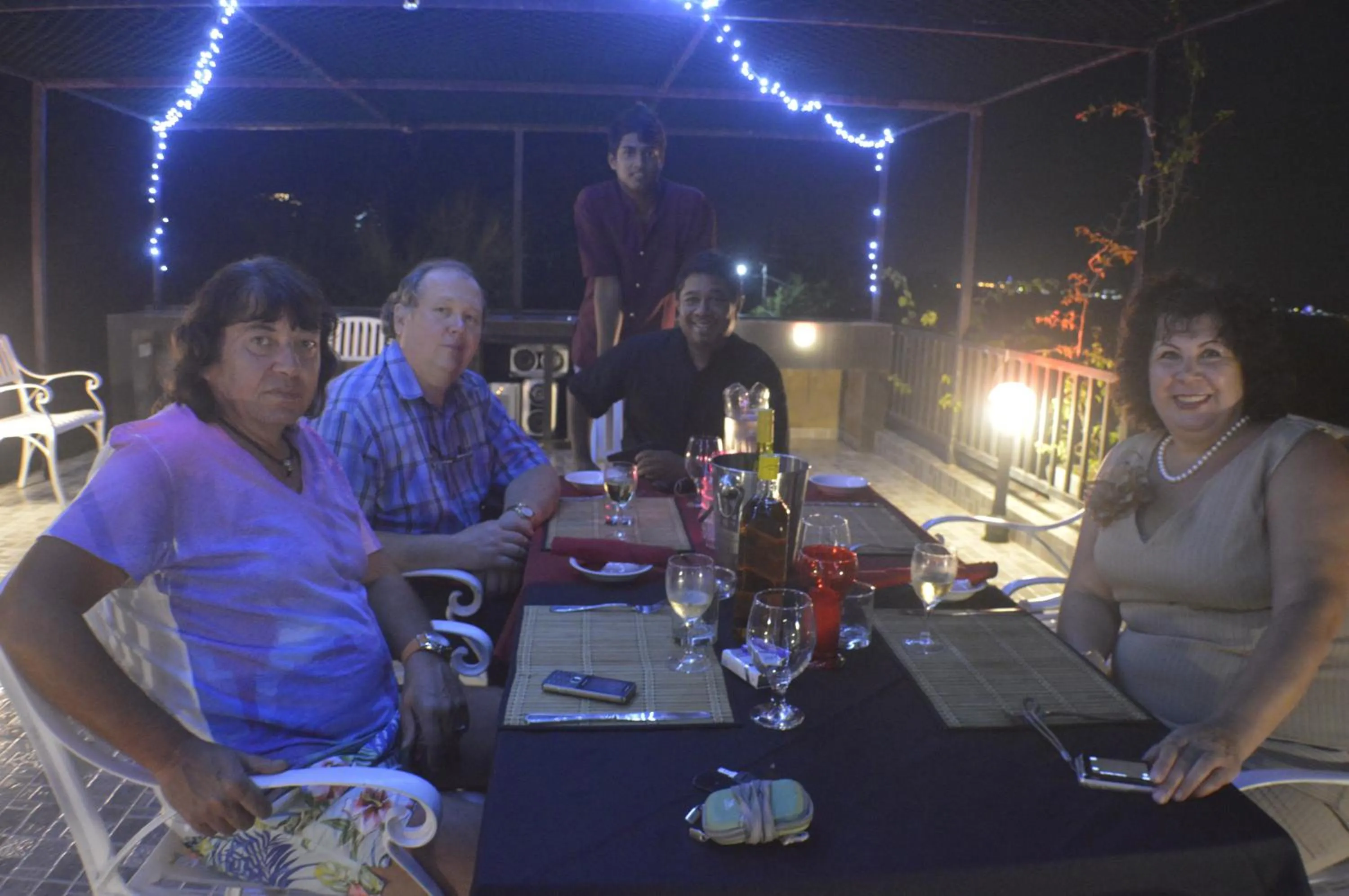 Dinner in Villa Baywatch, Rumassala