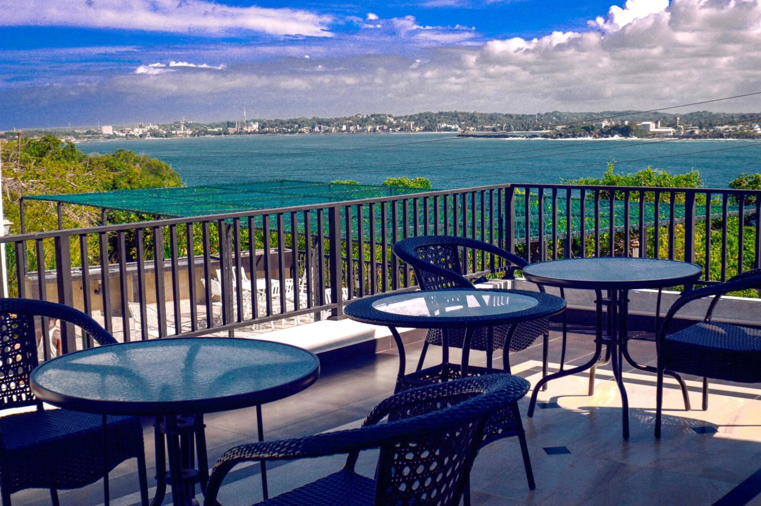 Balcony/Terrace in Villa Baywatch, Rumassala