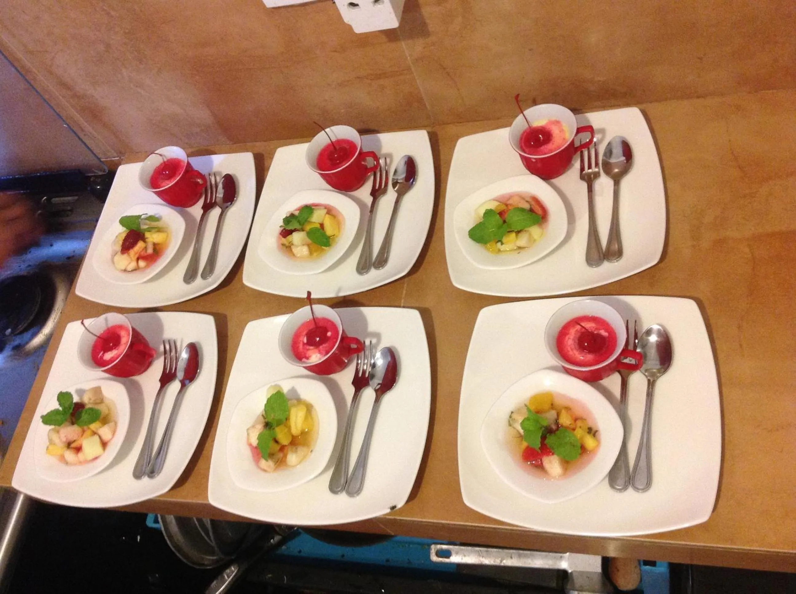 Food close-up in Villa Baywatch, Rumassala