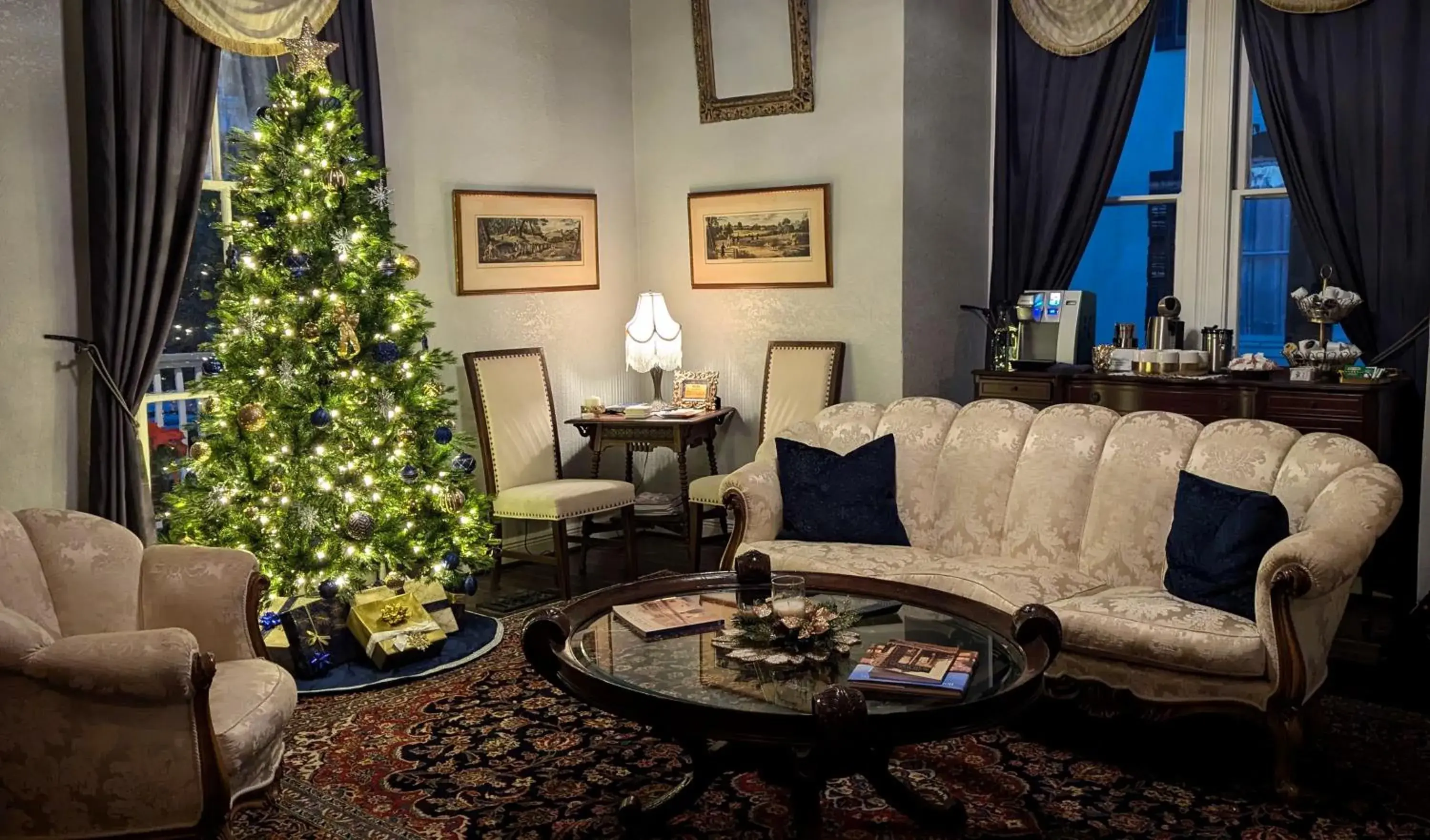 Living room in The 1890 Freeman House Living room in The 1890 Freeman House