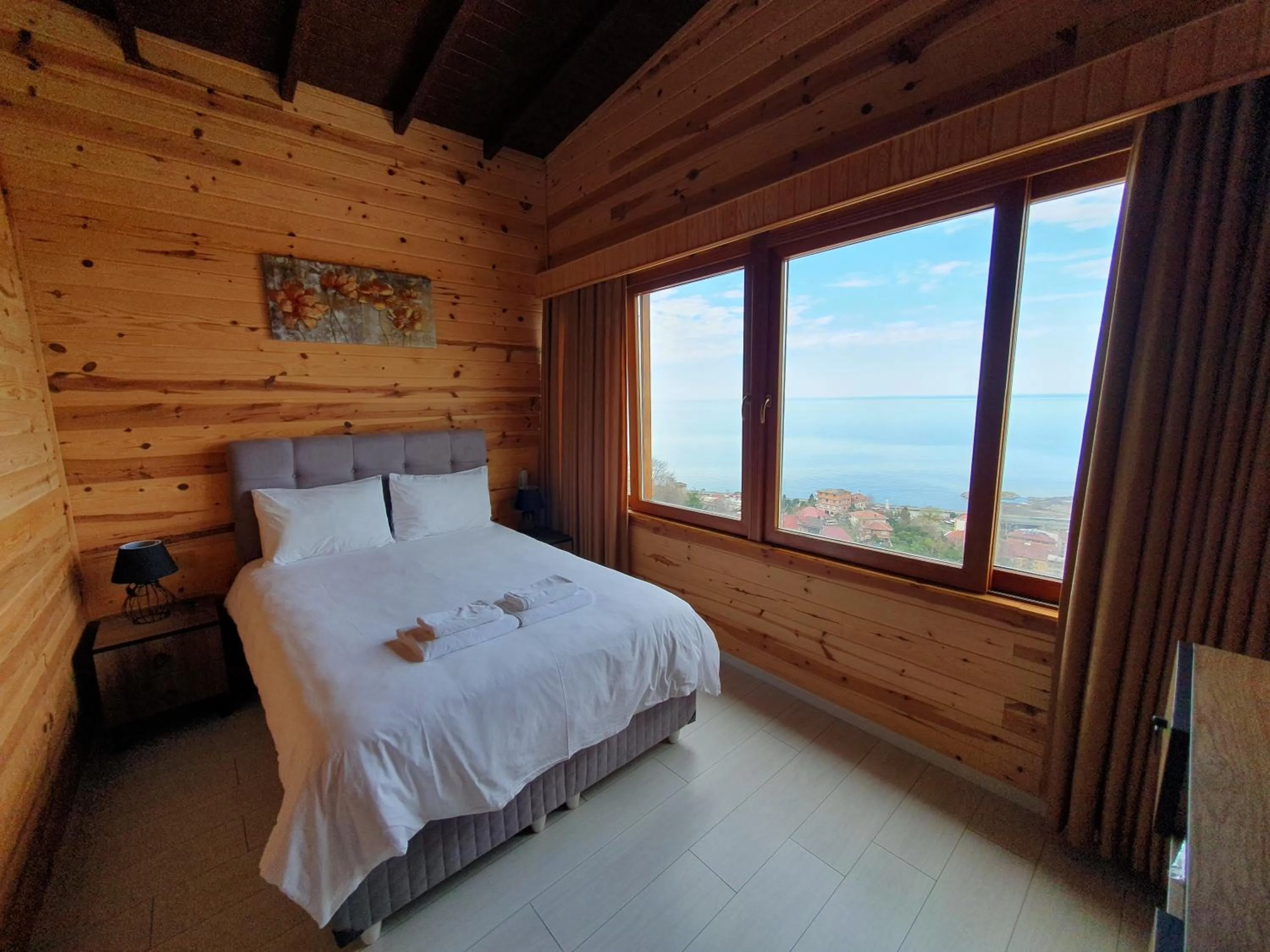 Bed in Sarı Köşk Hotel