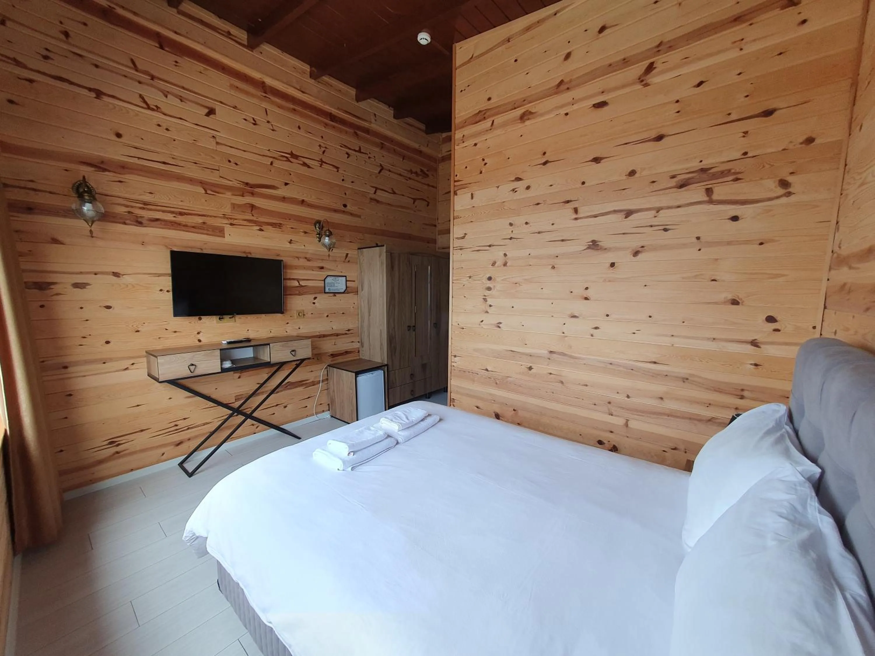 Bed in Sarı Köşk Hotel