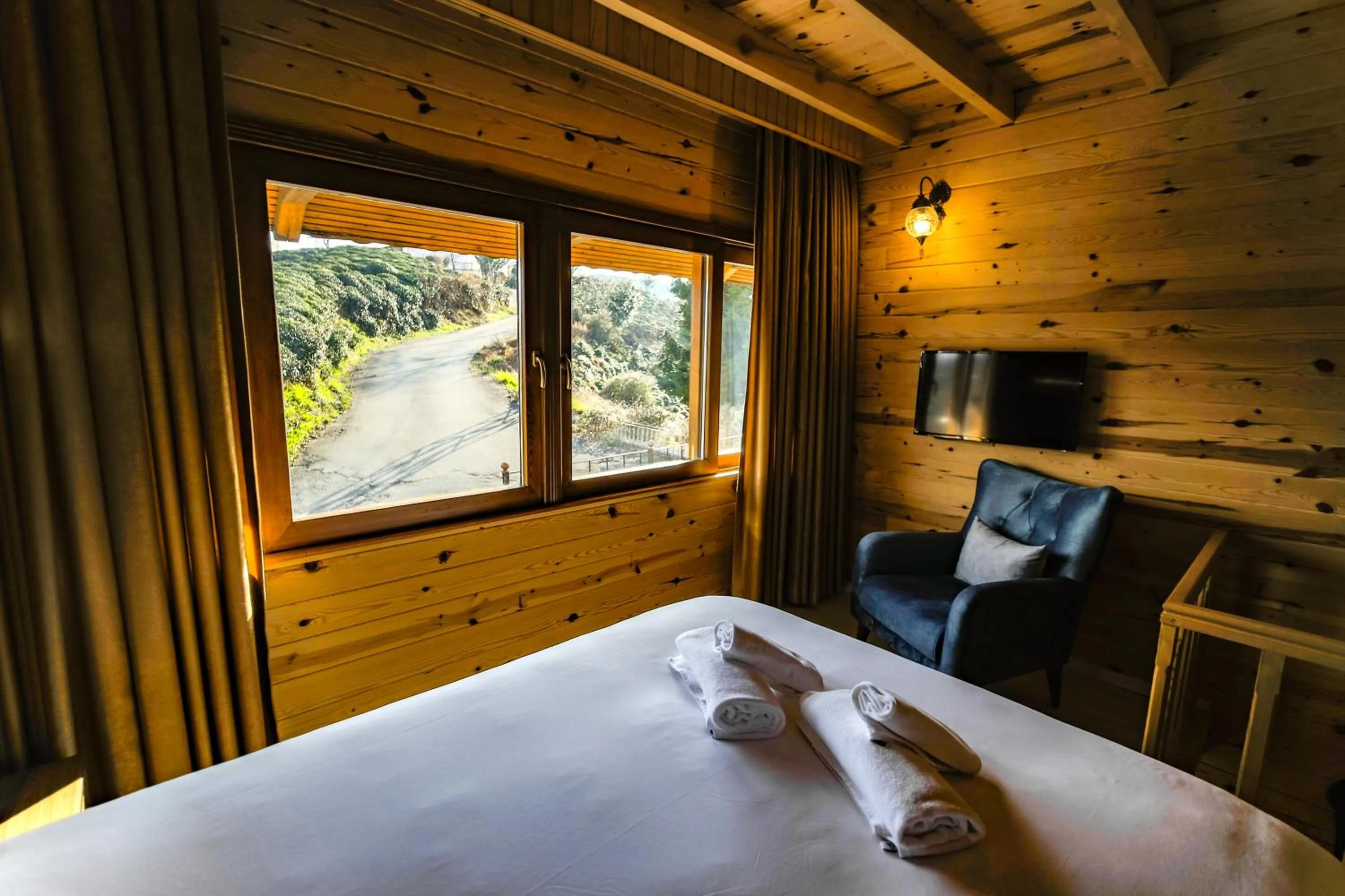 Bed in Sarı Köşk Hotel