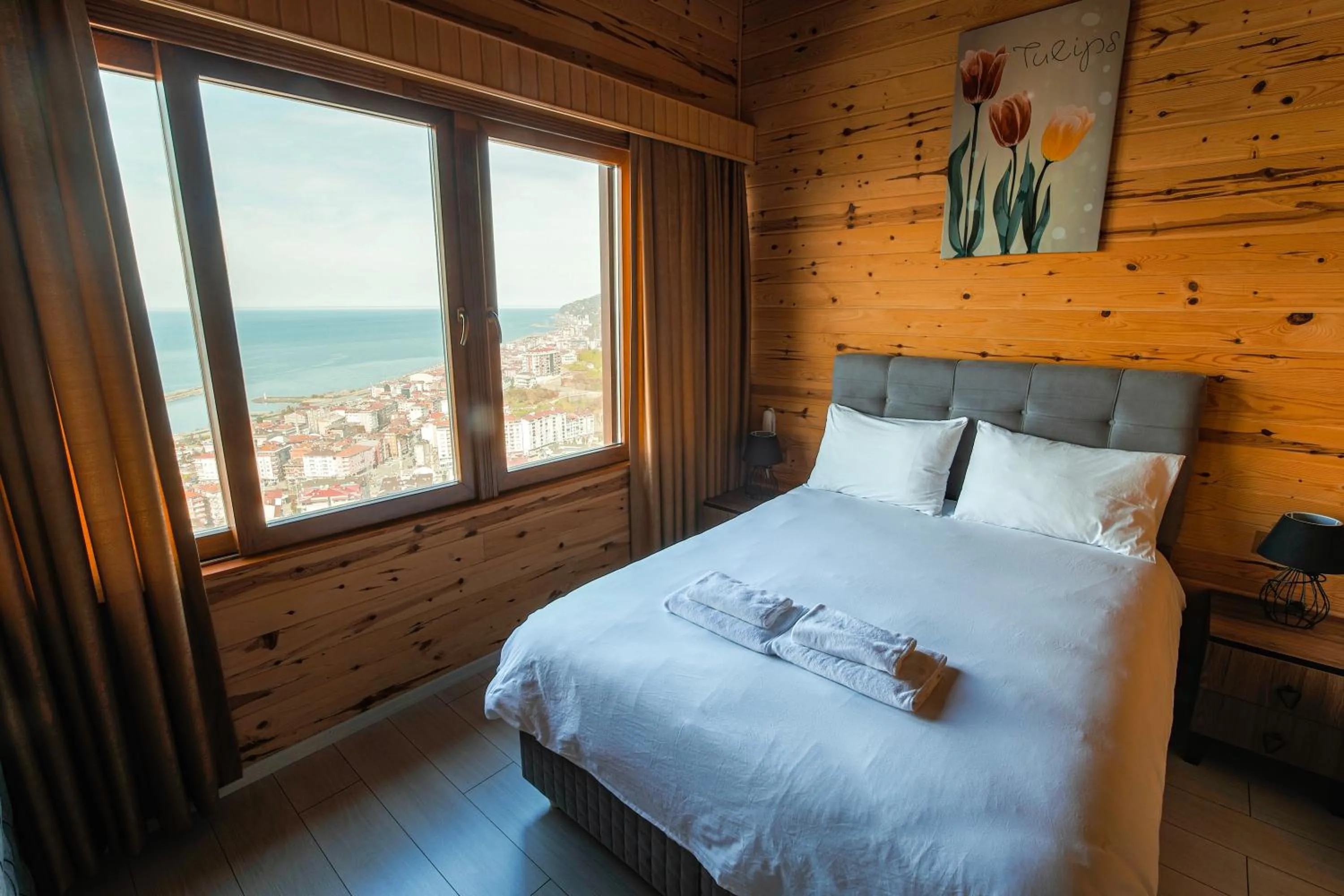 Bed in Sarı Köşk Hotel