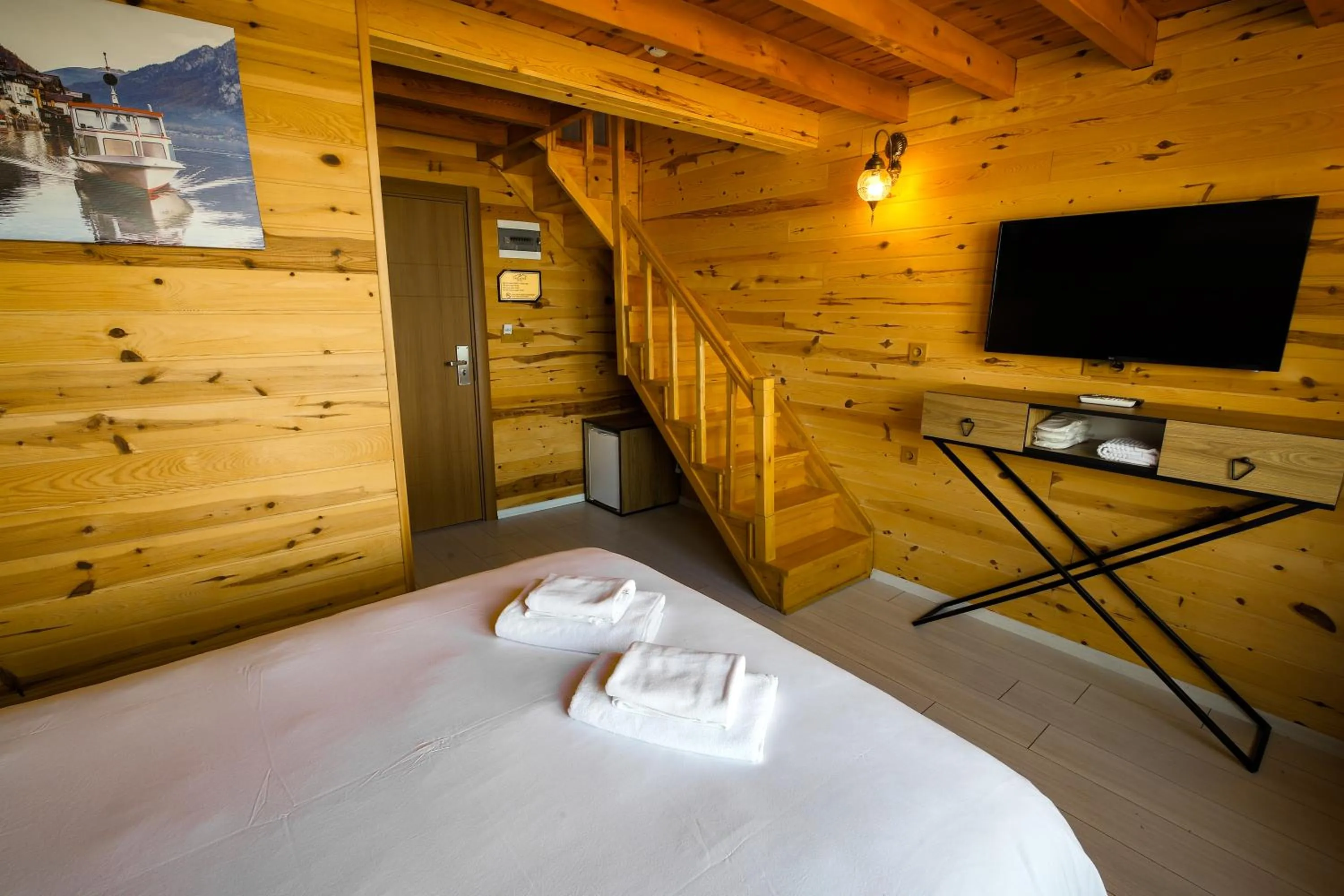 Bed in Sarı Köşk Hotel