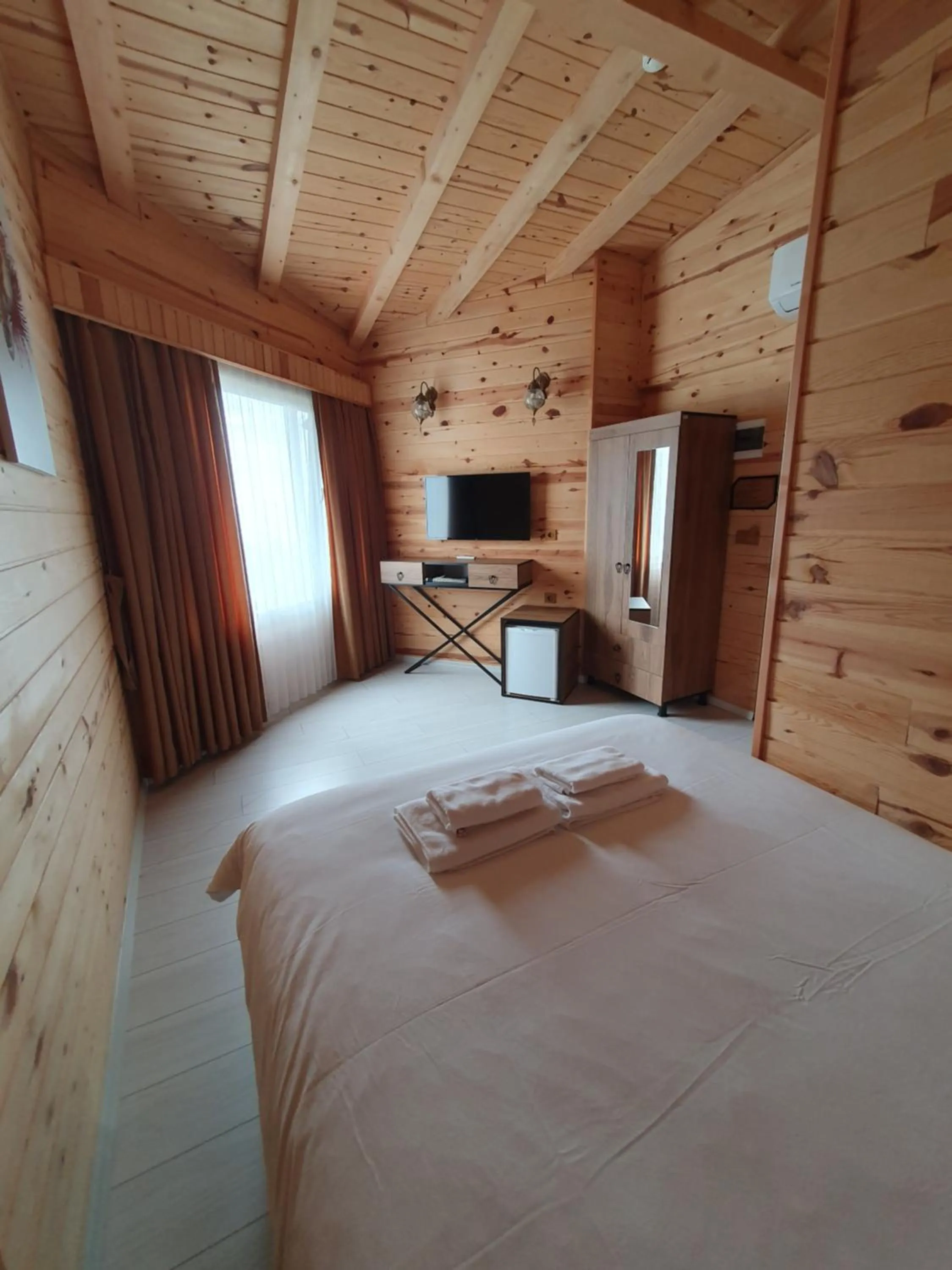 Bed in Sarı Köşk Hotel