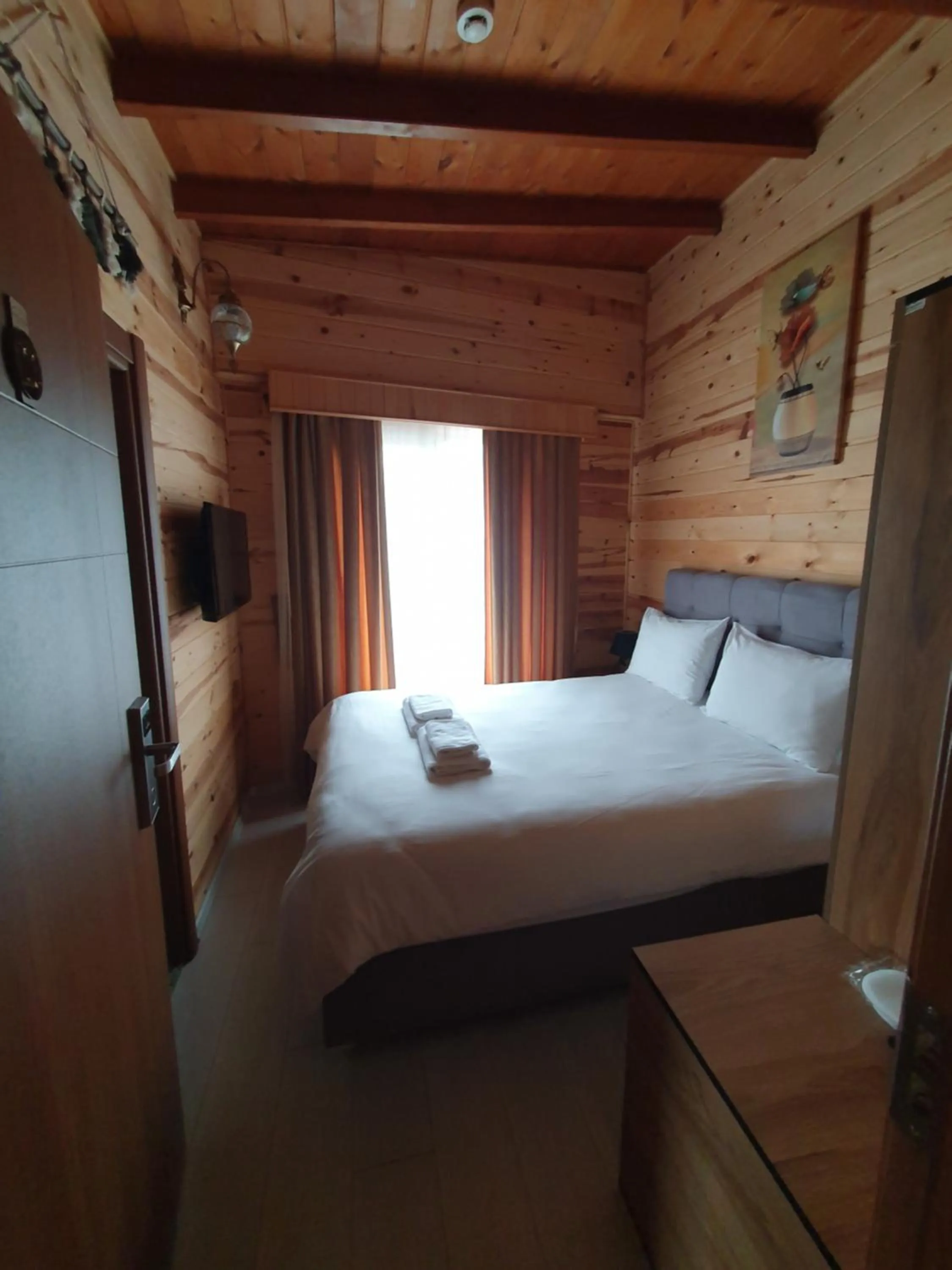 Bed in Sarı Köşk Hotel