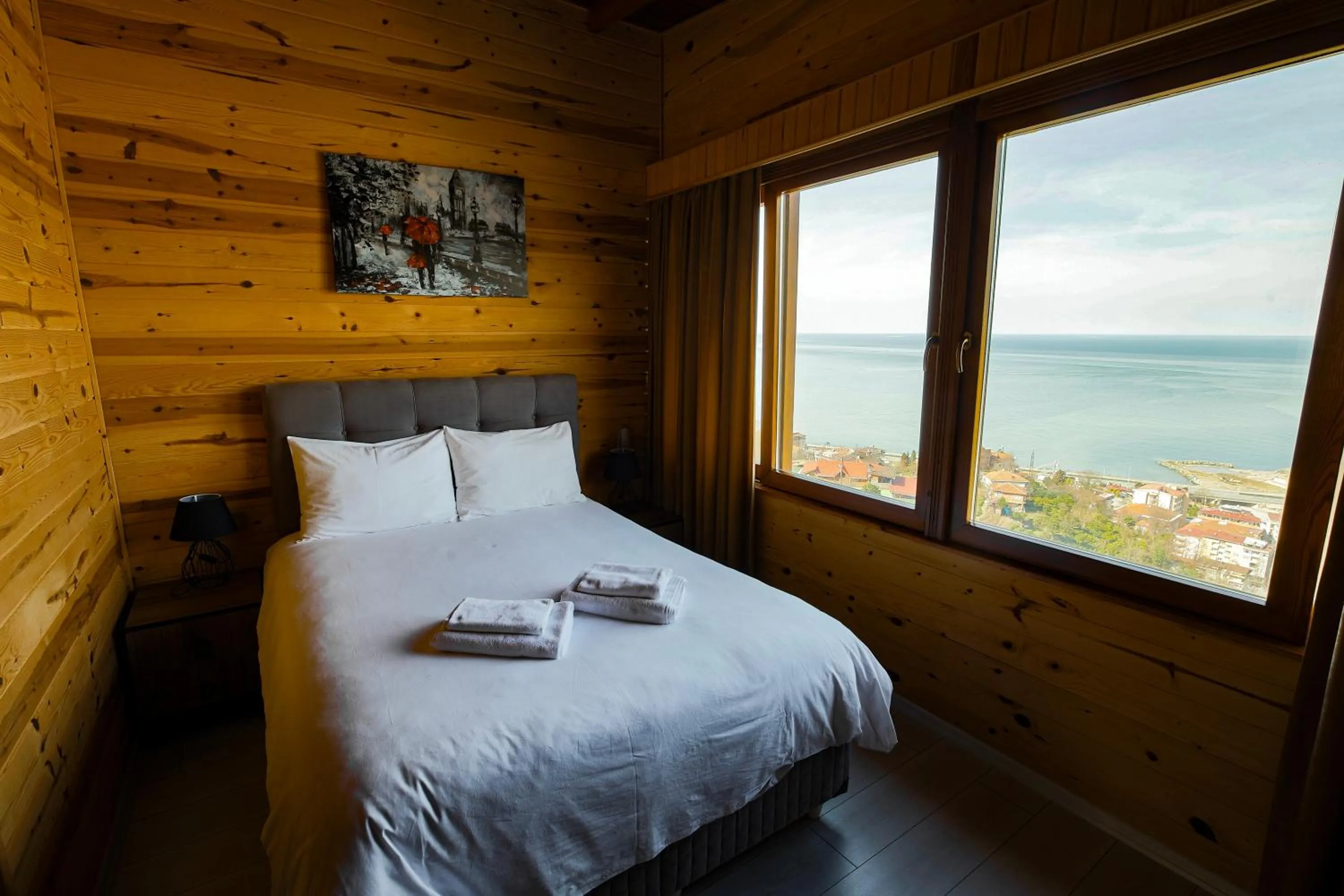 Bed in Sarı Köşk Hotel