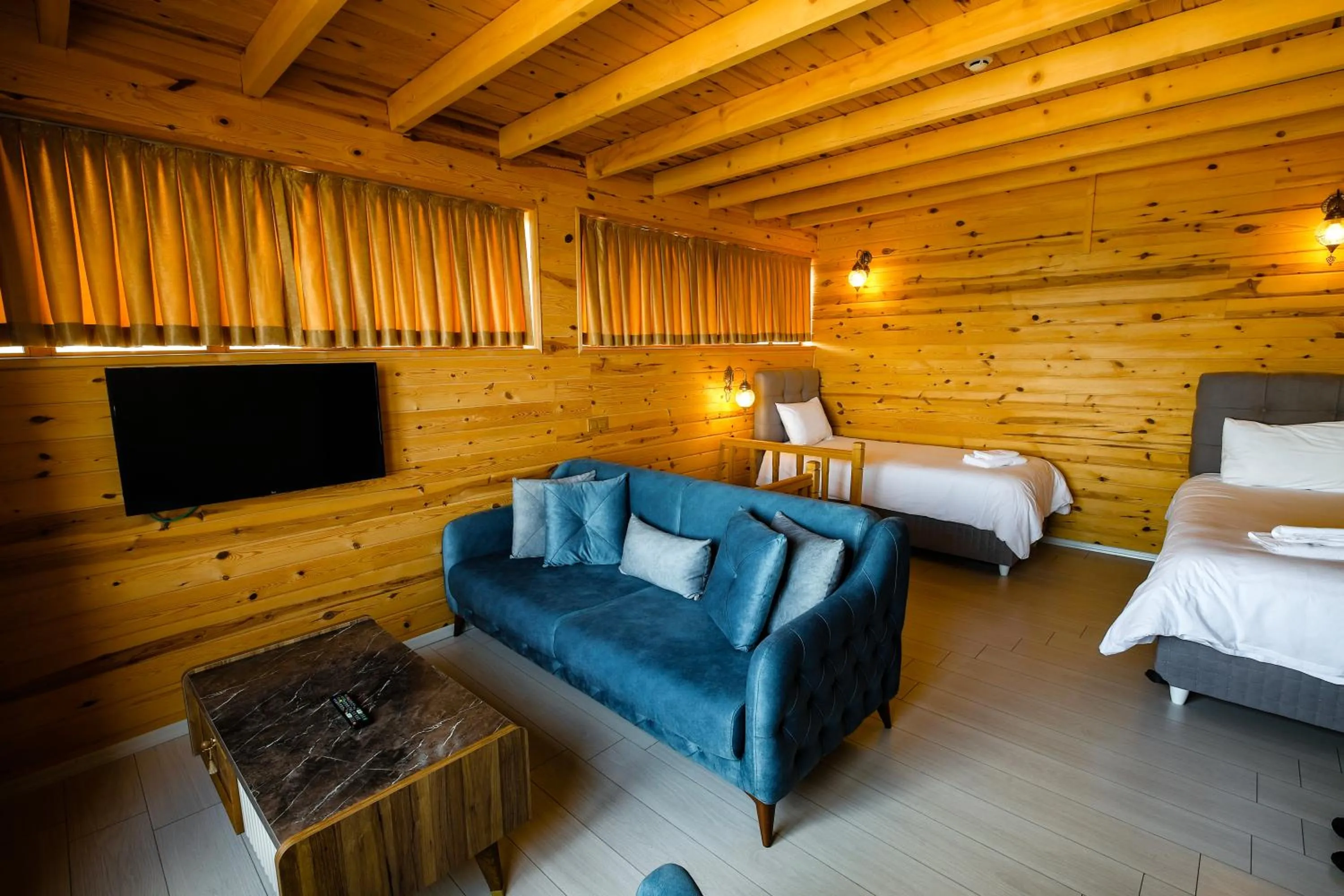 Bed in Sarı Köşk Hotel