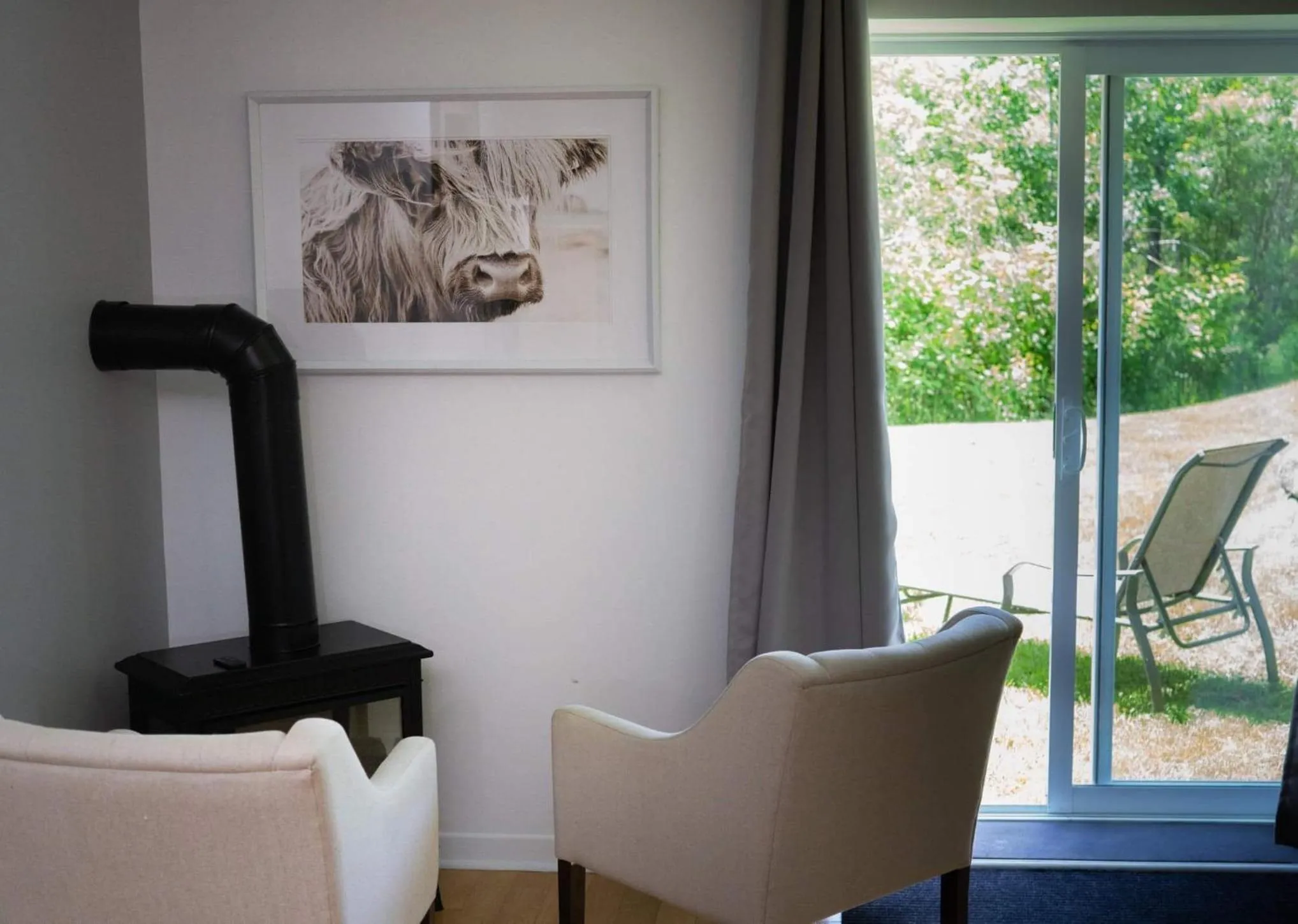 Seating Area in Condo Hotel Au pied du Mont Orford