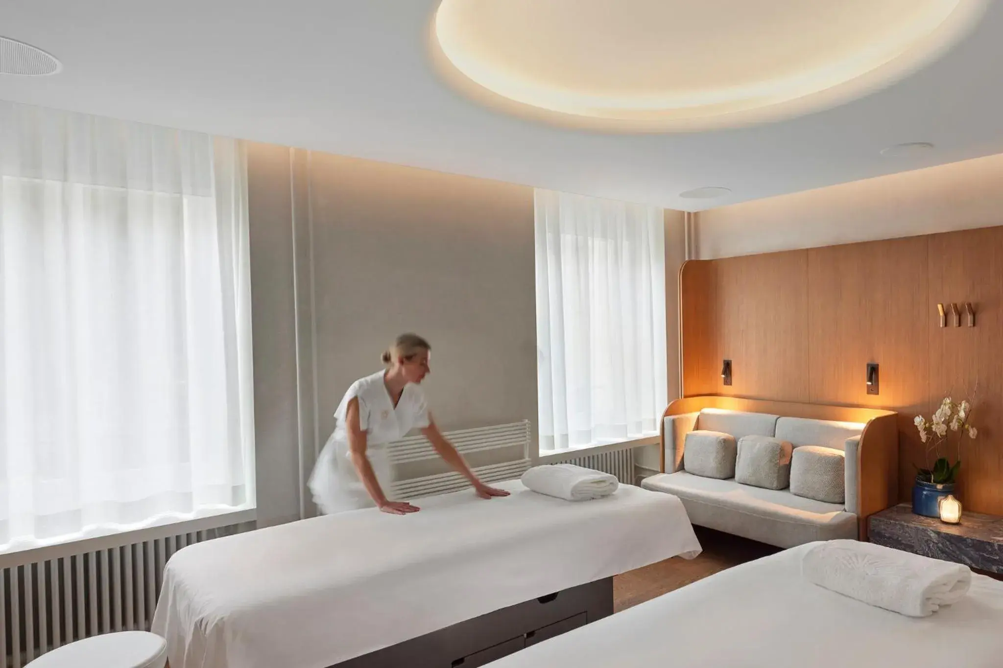 Spa and wellness centre/facilities, Bed in Mandarin Oriental Palace, Luzern Spa and wellness centre/facilities, Bed in Mandarin Oriental Palace, Luzern