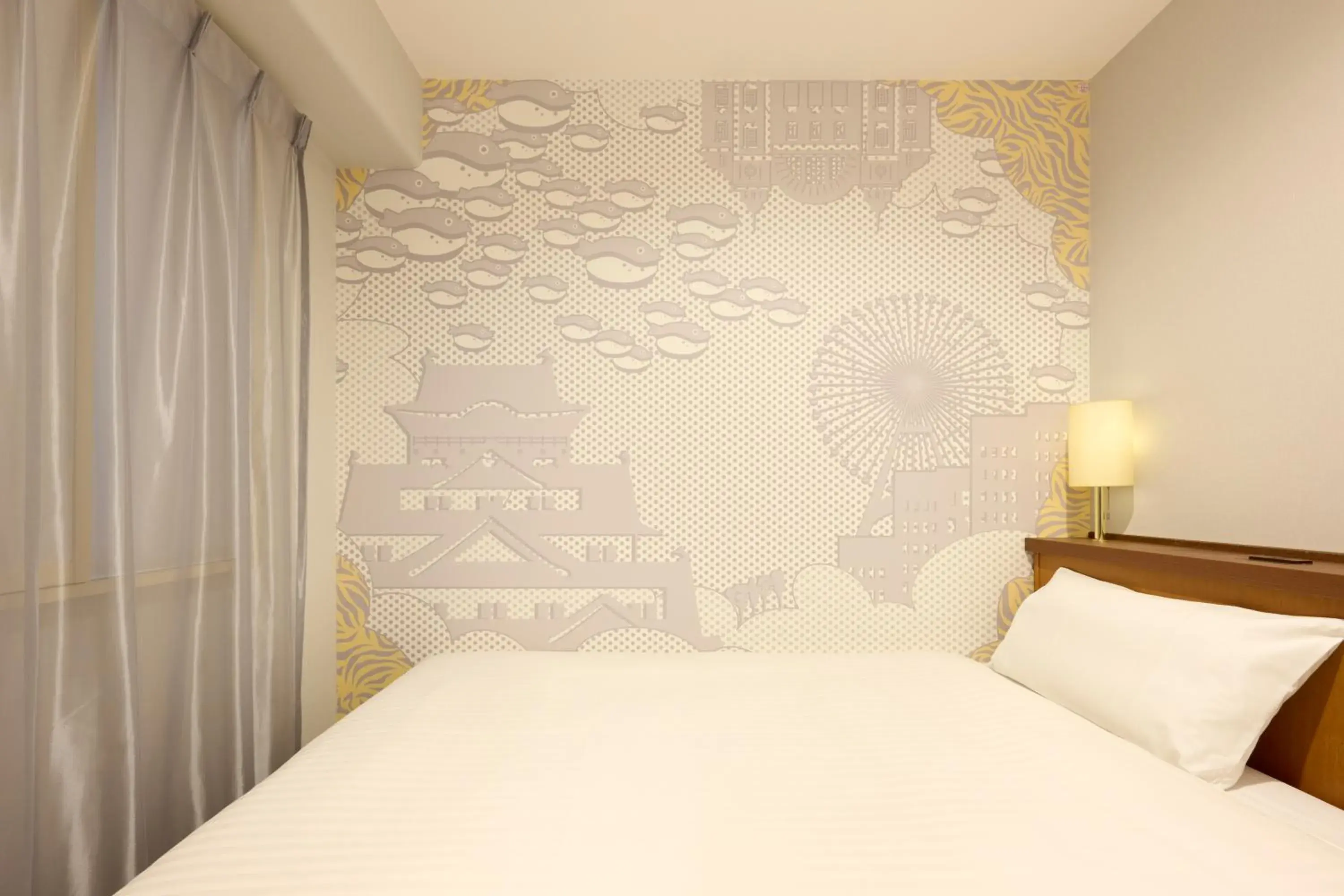 Bed in Via Inn Shin Osaka Bed in Via Inn Shin Osaka