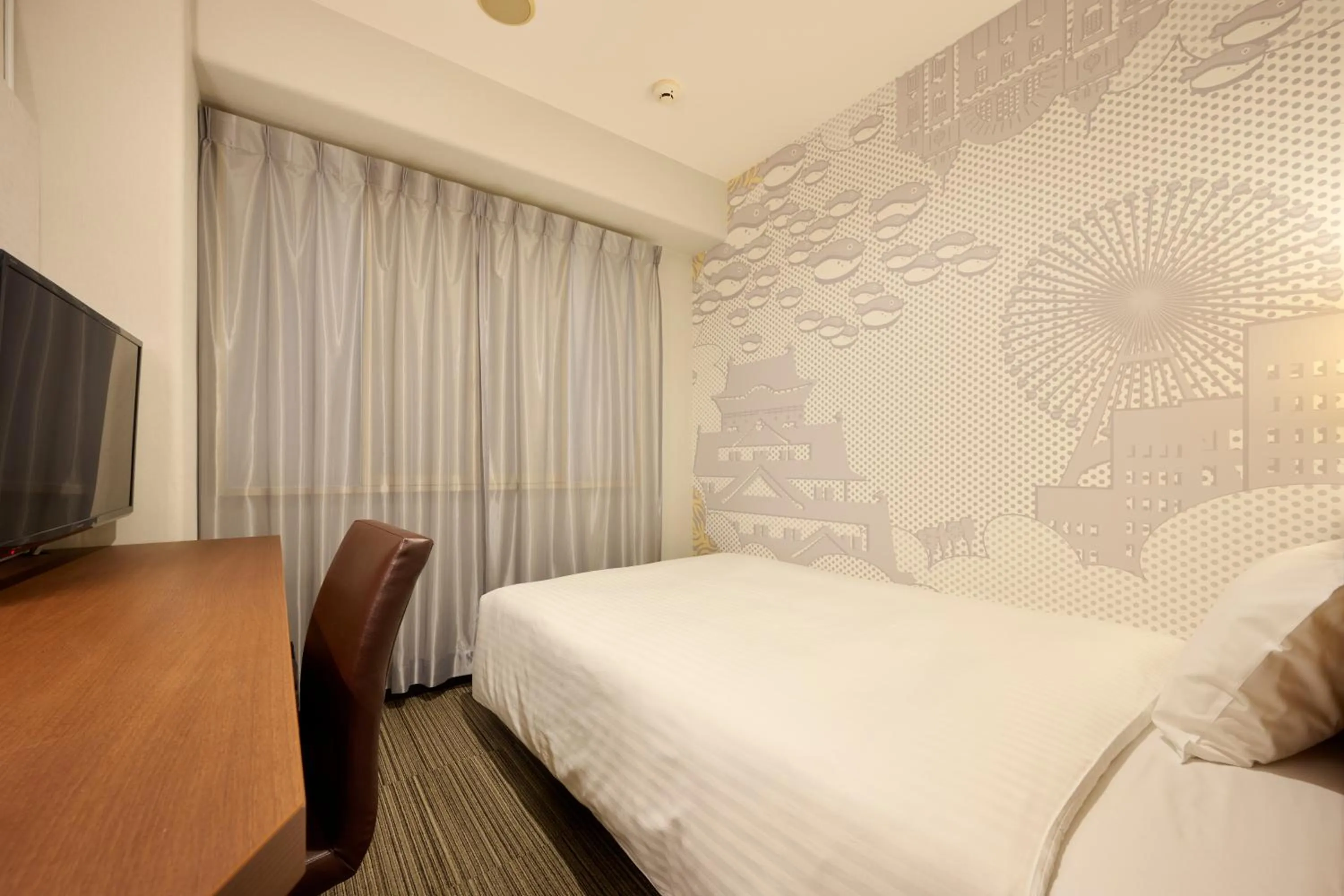 Bed in Via Inn Shin Osaka