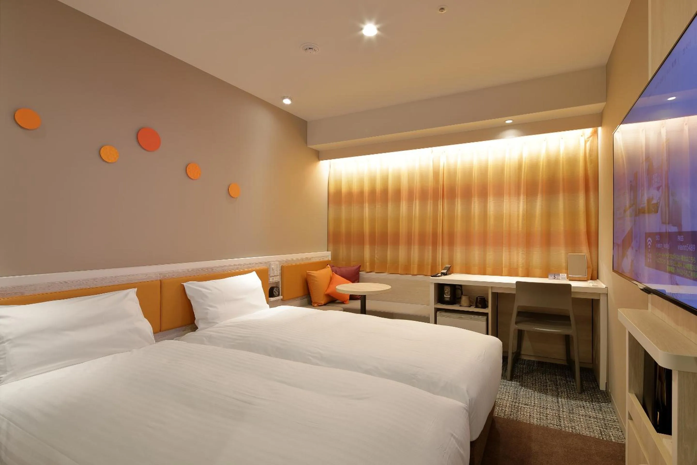 Bed in Via Inn Shin Osaka Shomenguchi