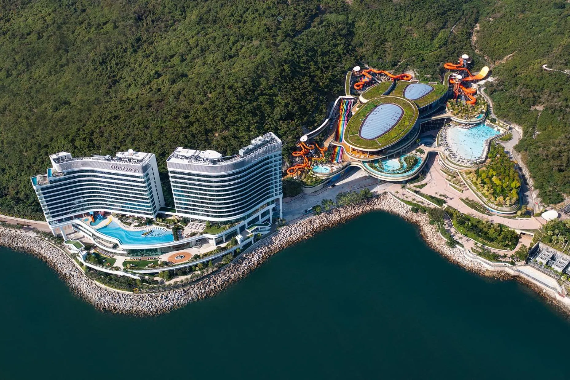 Property building in The Fullerton Ocean Park Hotel Hong Kong
