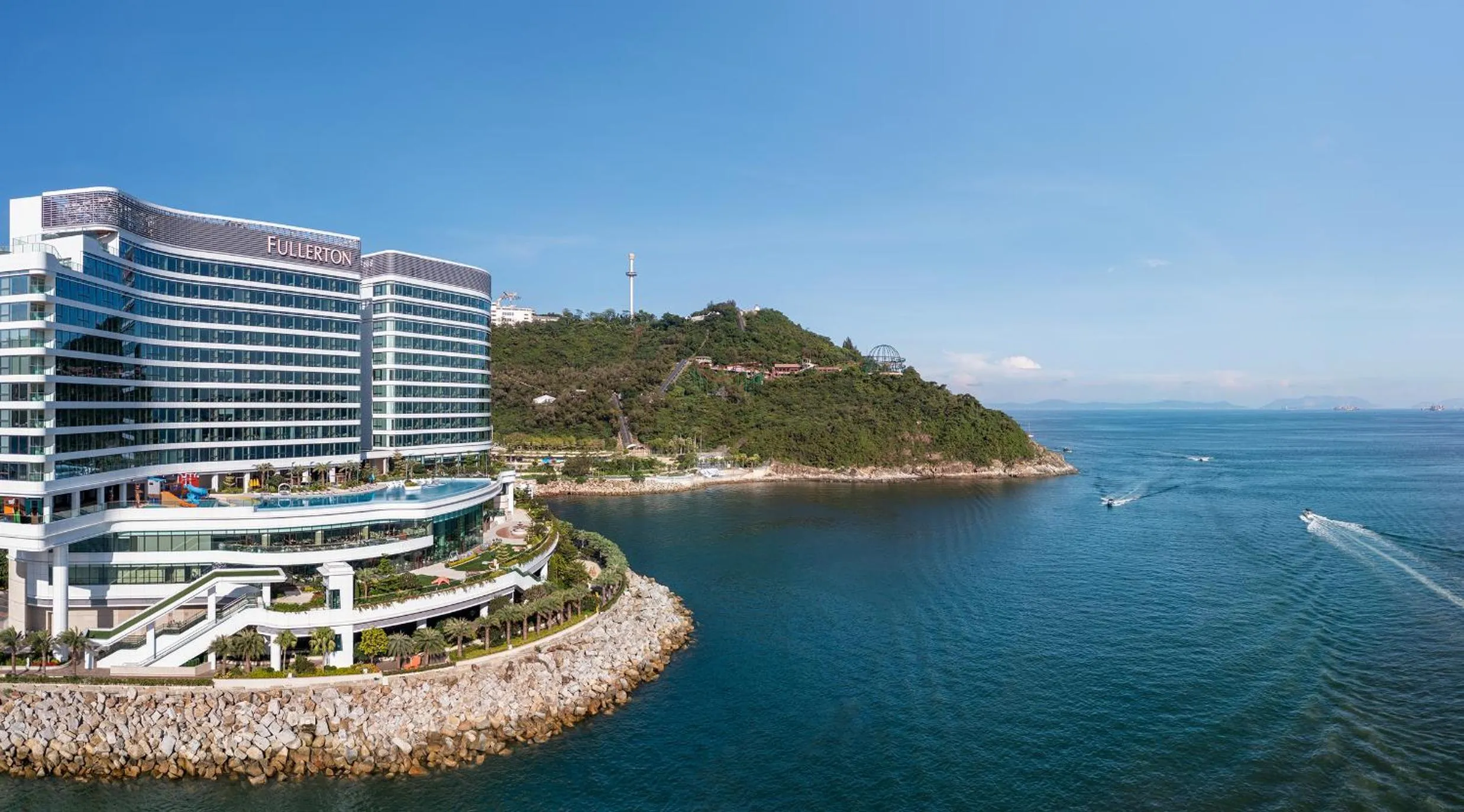 Property building in The Fullerton Ocean Park Hotel Hong Kong