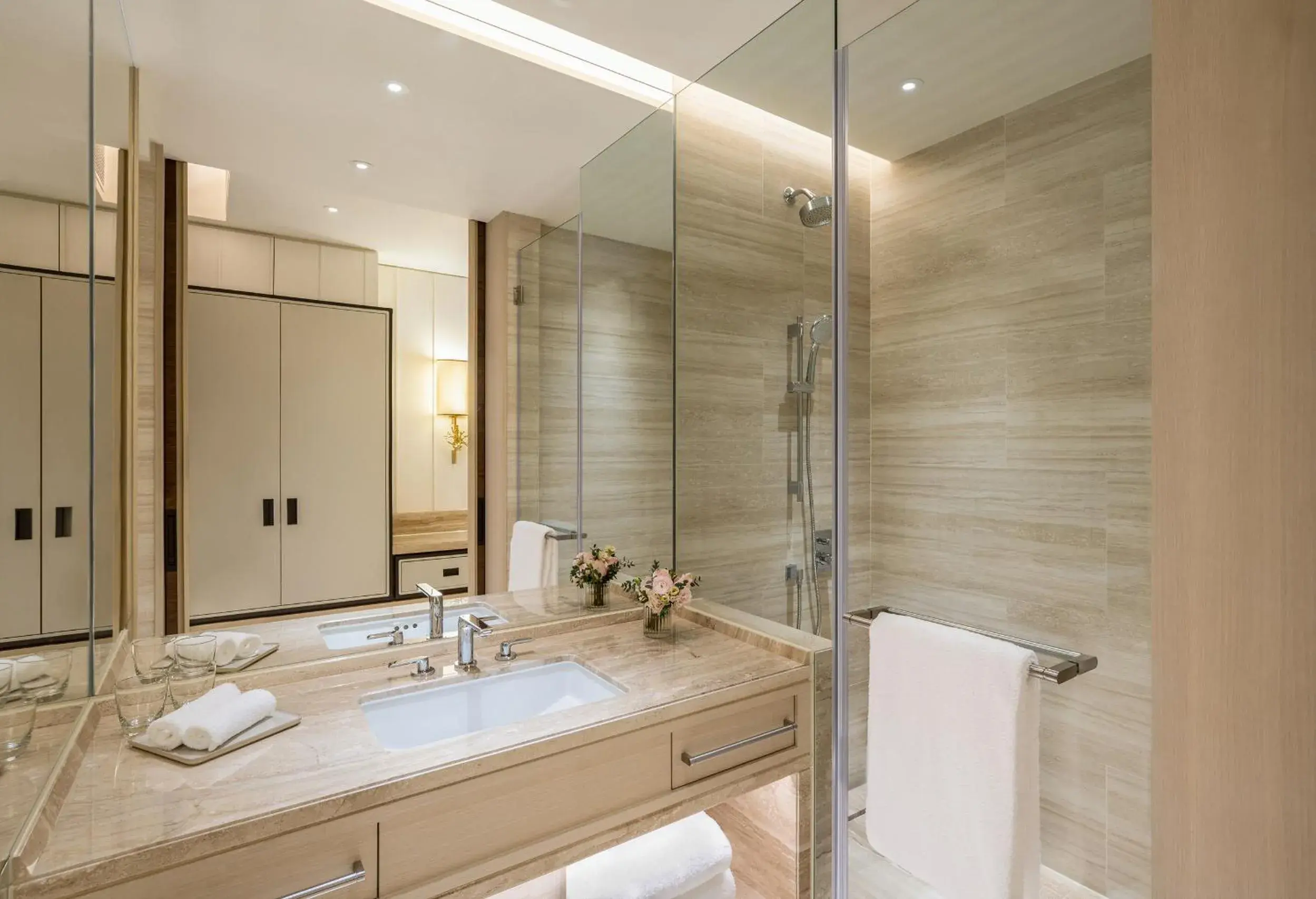 Bathroom in The Fullerton Ocean Park Hotel Hong Kong Bathroom in The Fullerton Ocean Park Hotel Hong Kong