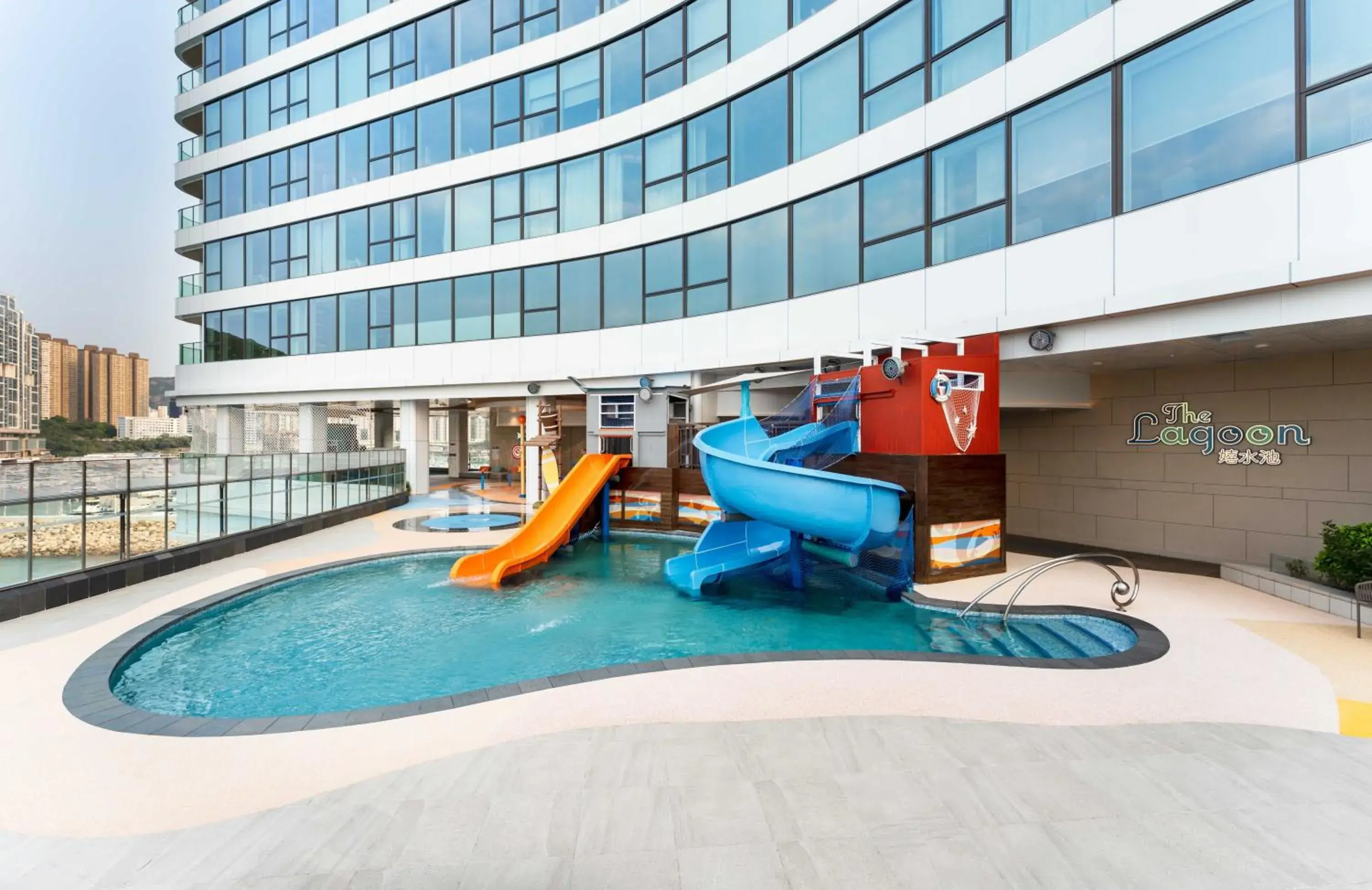Swimming pool in The Fullerton Ocean Park Hotel Hong Kong Swimming pool in The Fullerton Ocean Park Hotel Hong Kong