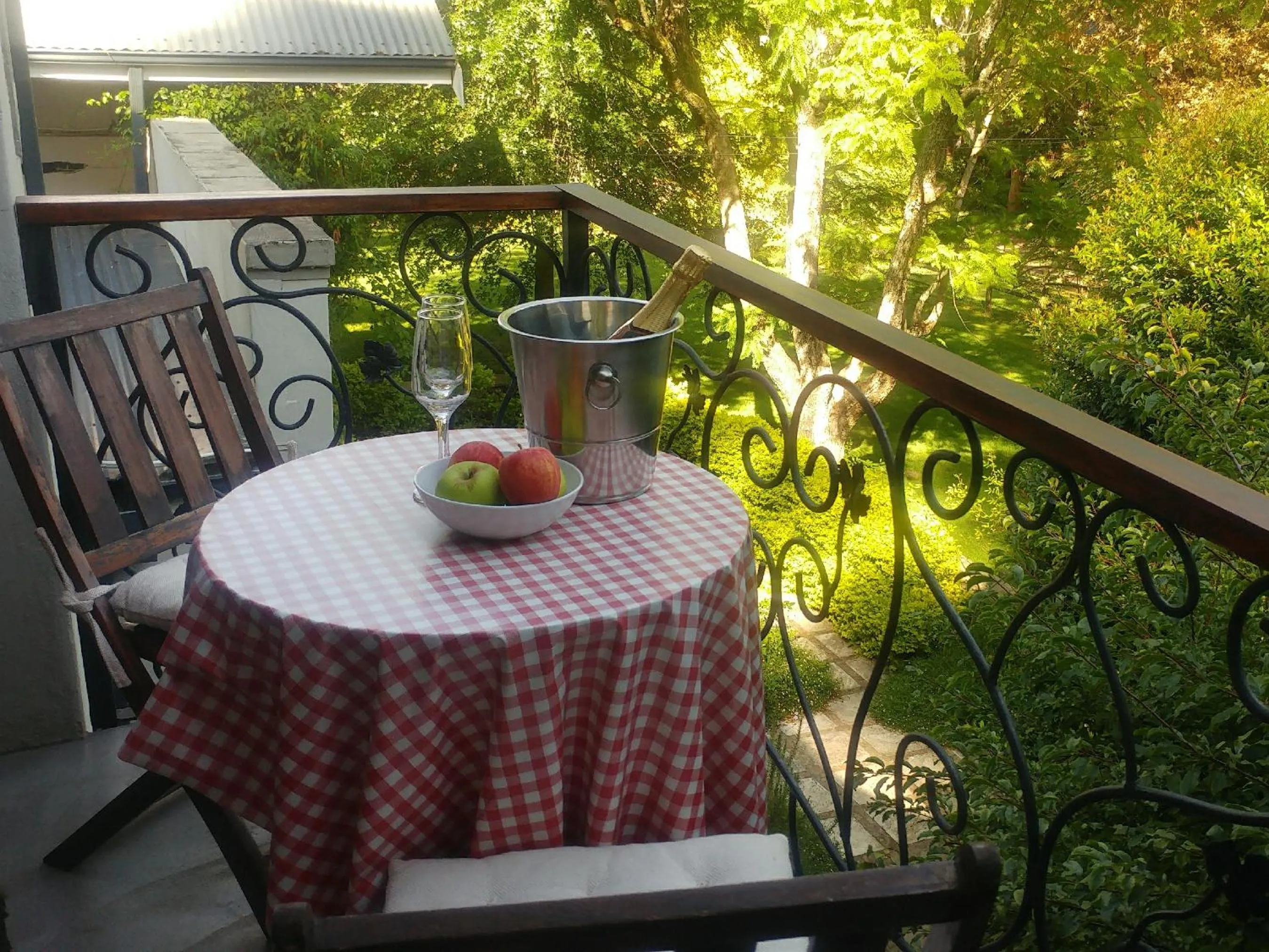 Balcony/Terrace in Aan De Vliet Guest House