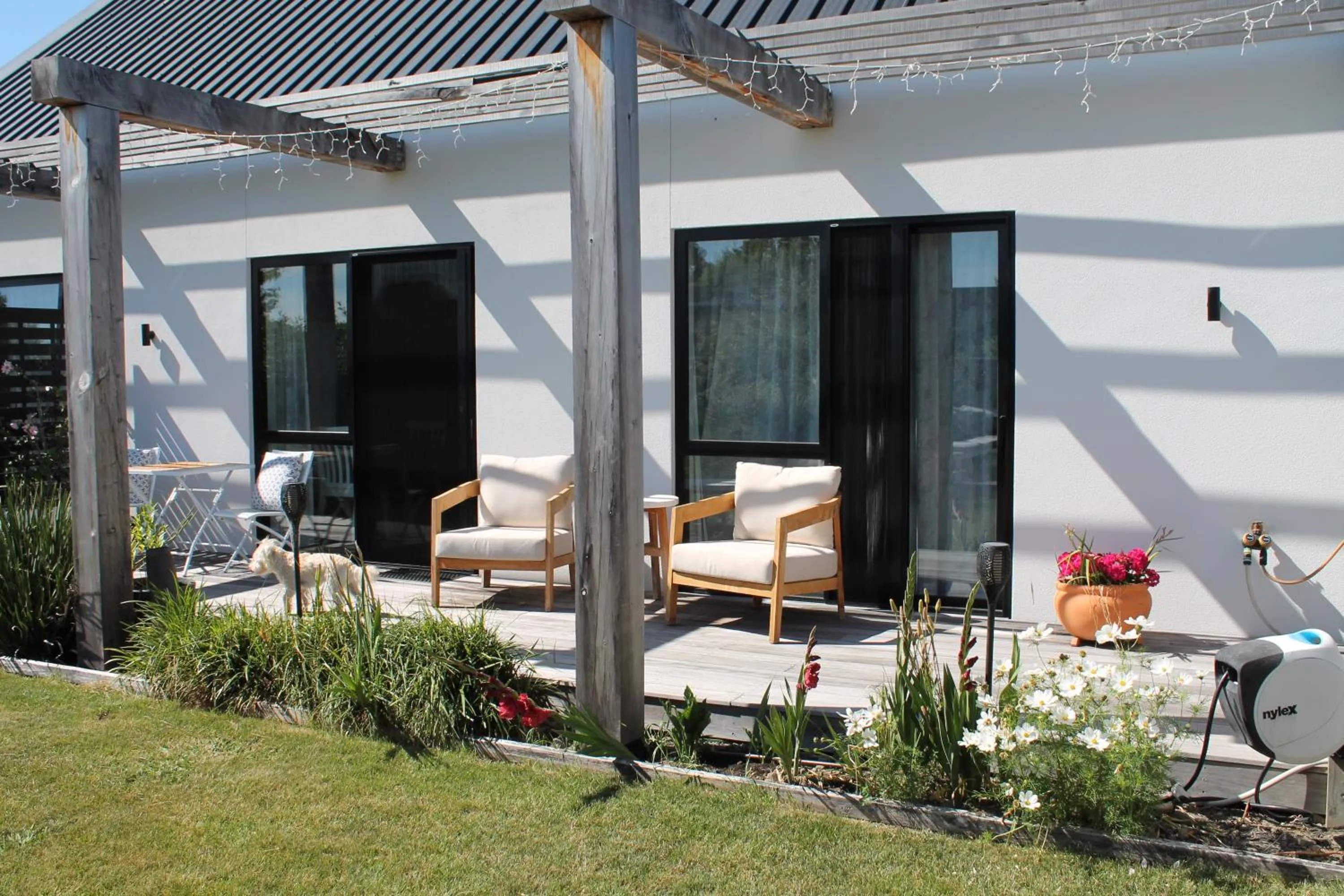 Patio in Marlborough Wine Country B&B