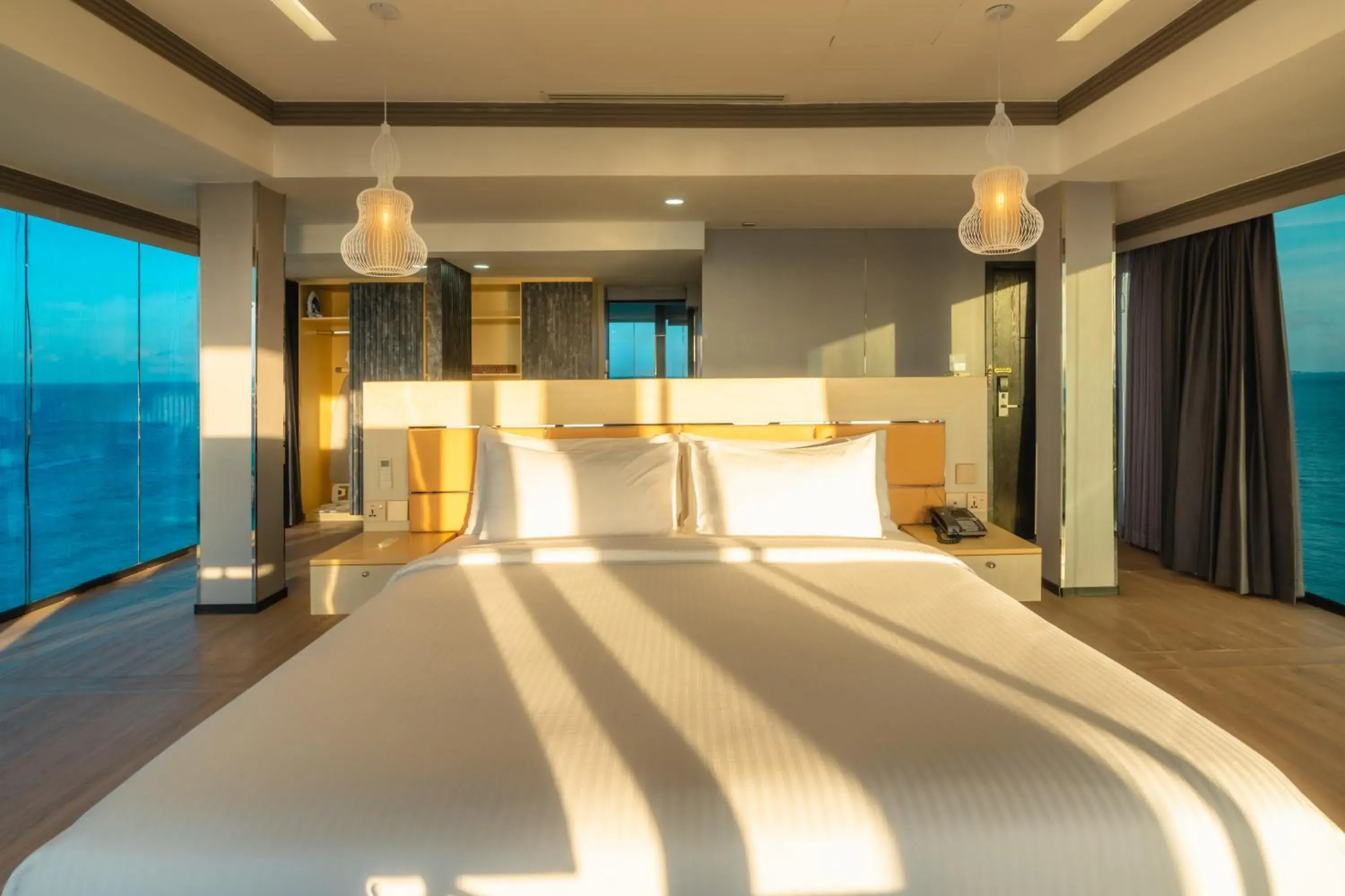 Bed in Swarn by Hawks Hotels Kamadhoo Baa Atoll Bed in Swarn by Hawks Hotels Kamadhoo Baa Atoll