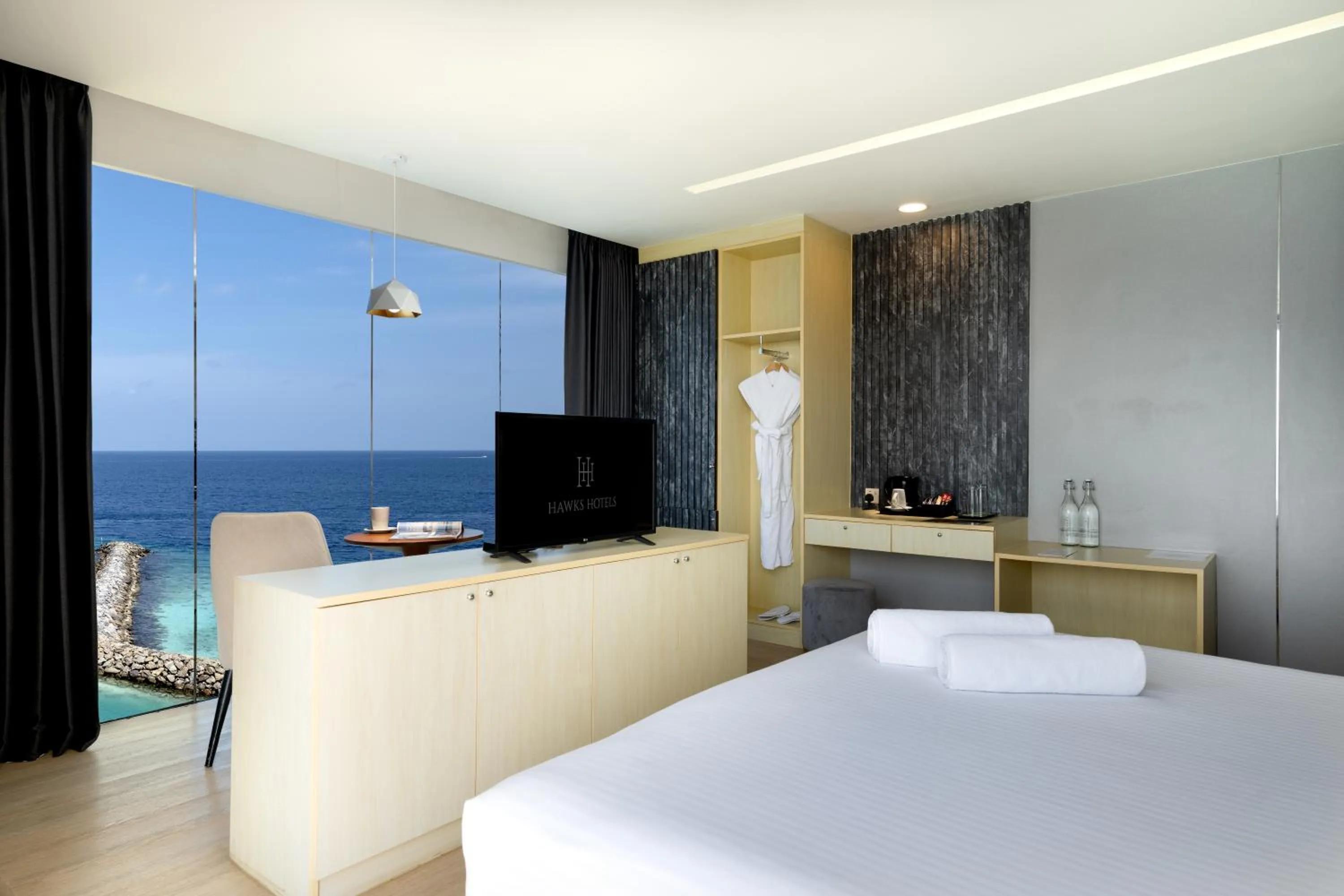 Bedroom, Bed in Swarn by Hawks Hotels Kamadhoo Baa Atoll