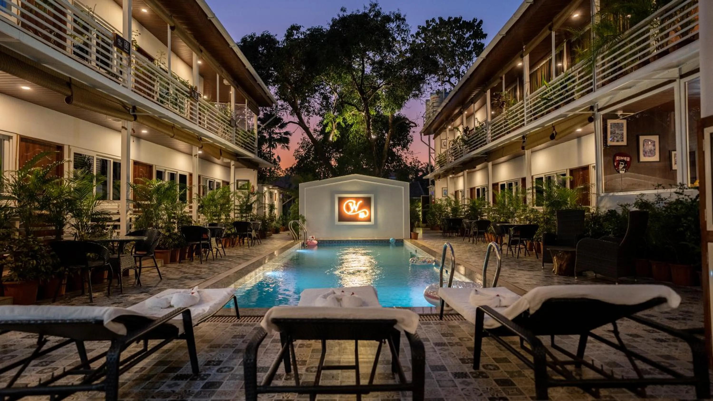 Property building in Whiteflower Cottages Vagator