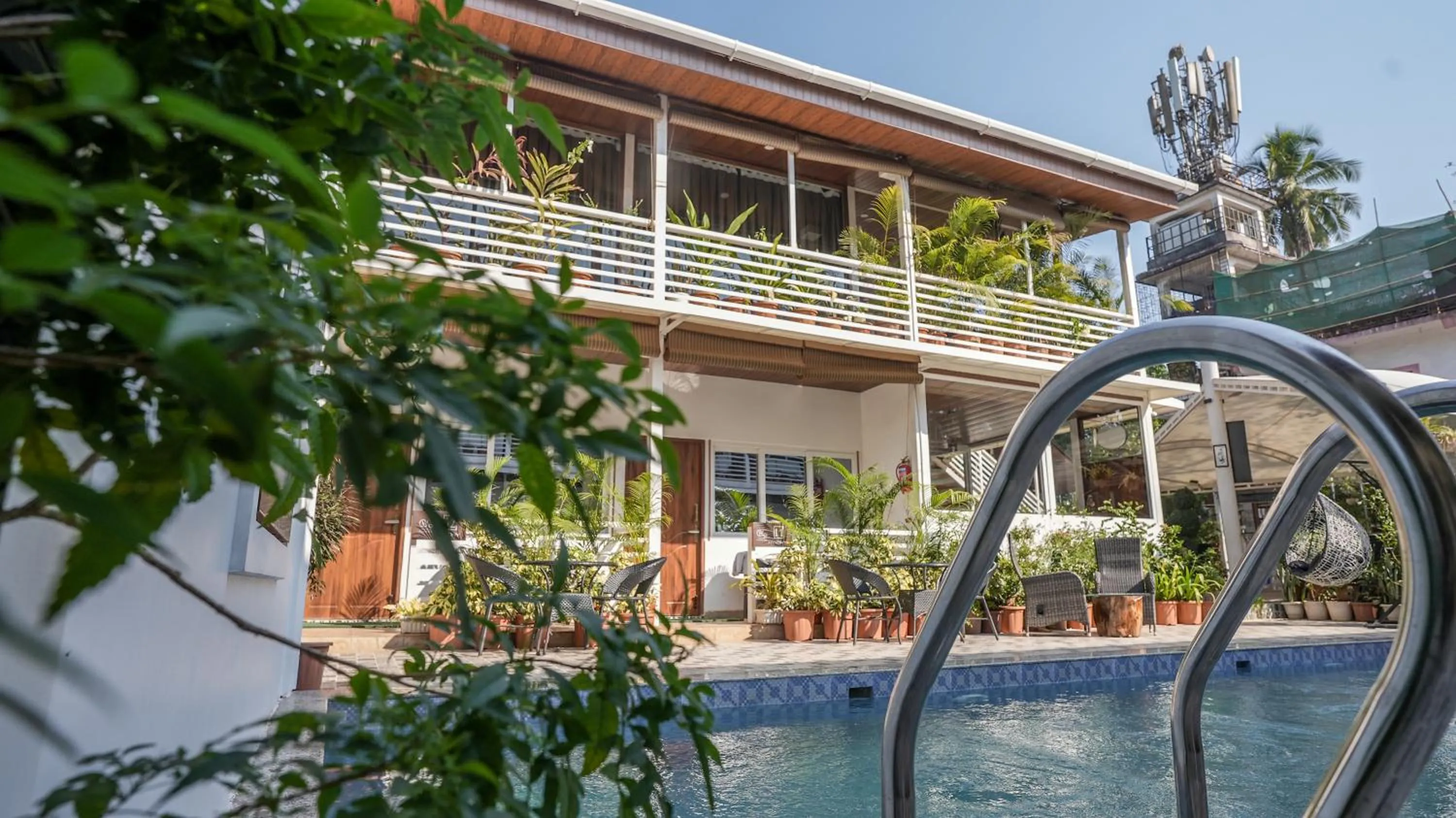 Property building in Whiteflower Cottages Vagator