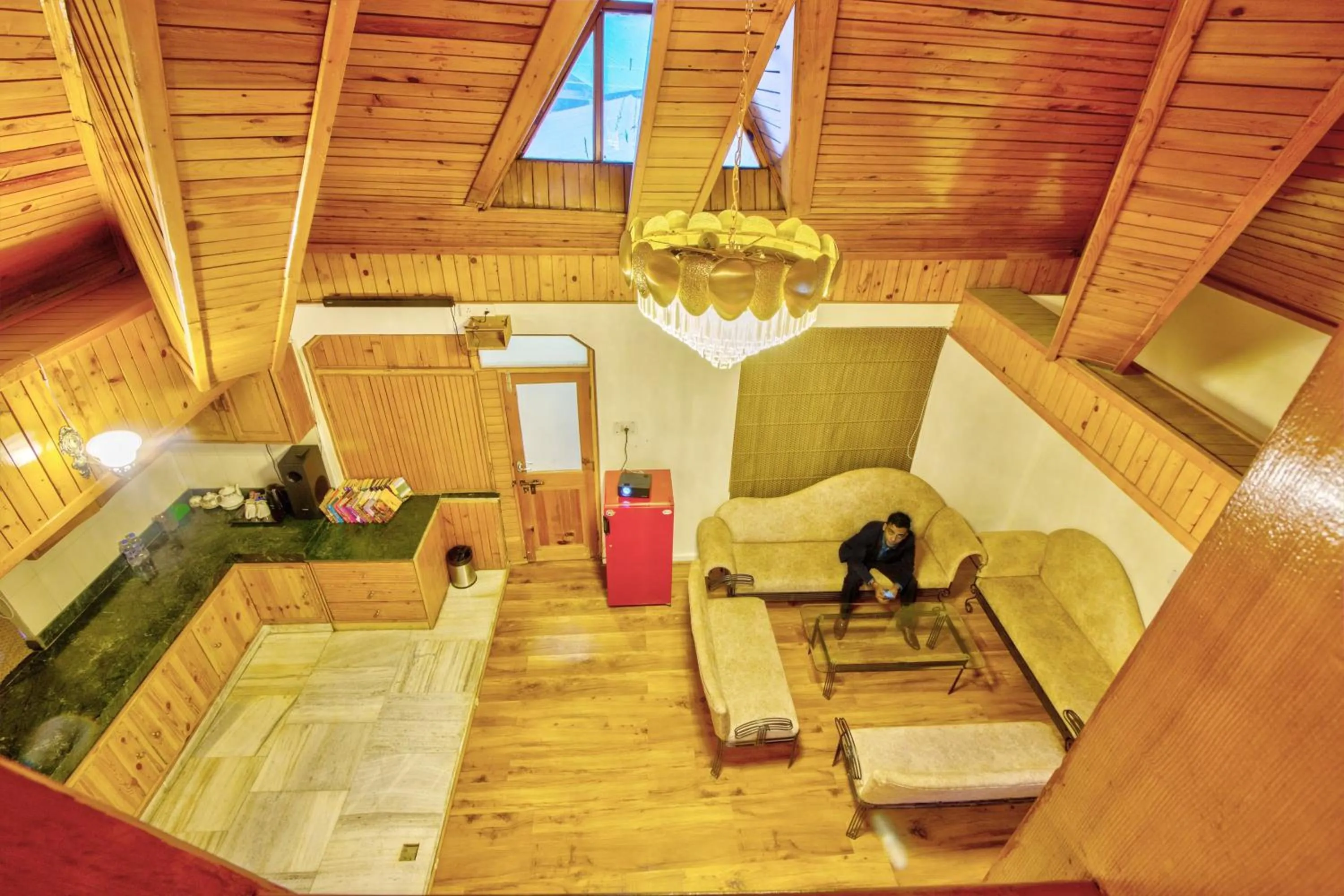 Seating area in PARADISE-The Whitehouse Cafe