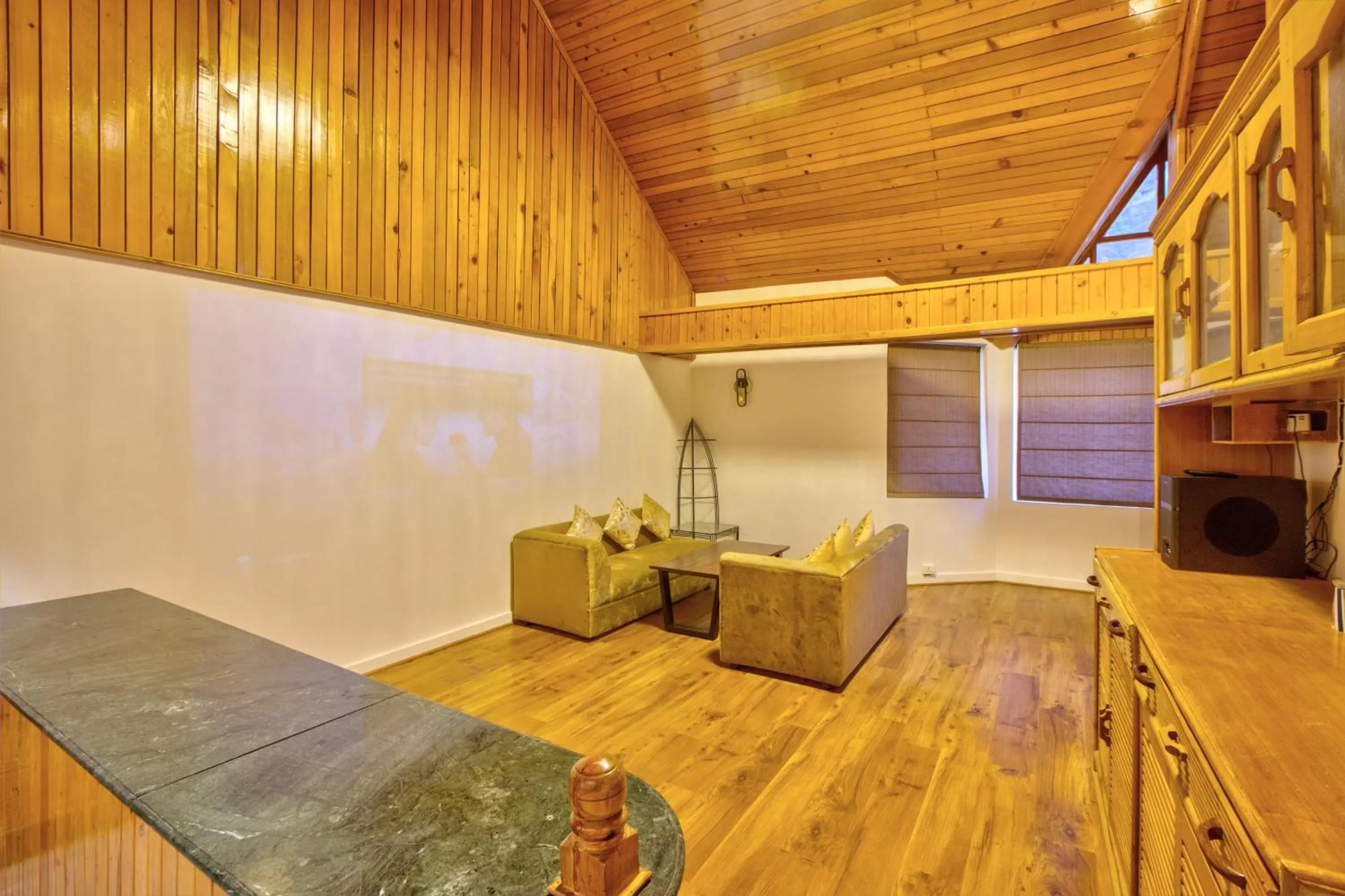 Seating area in PARADISE-The Whitehouse Cafe