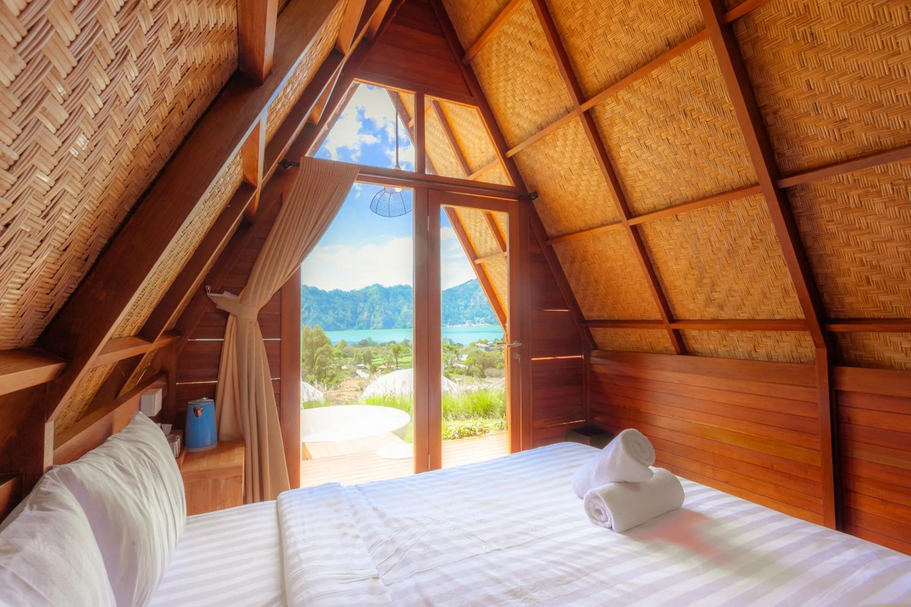 Bed in Segara Camp Kintamani