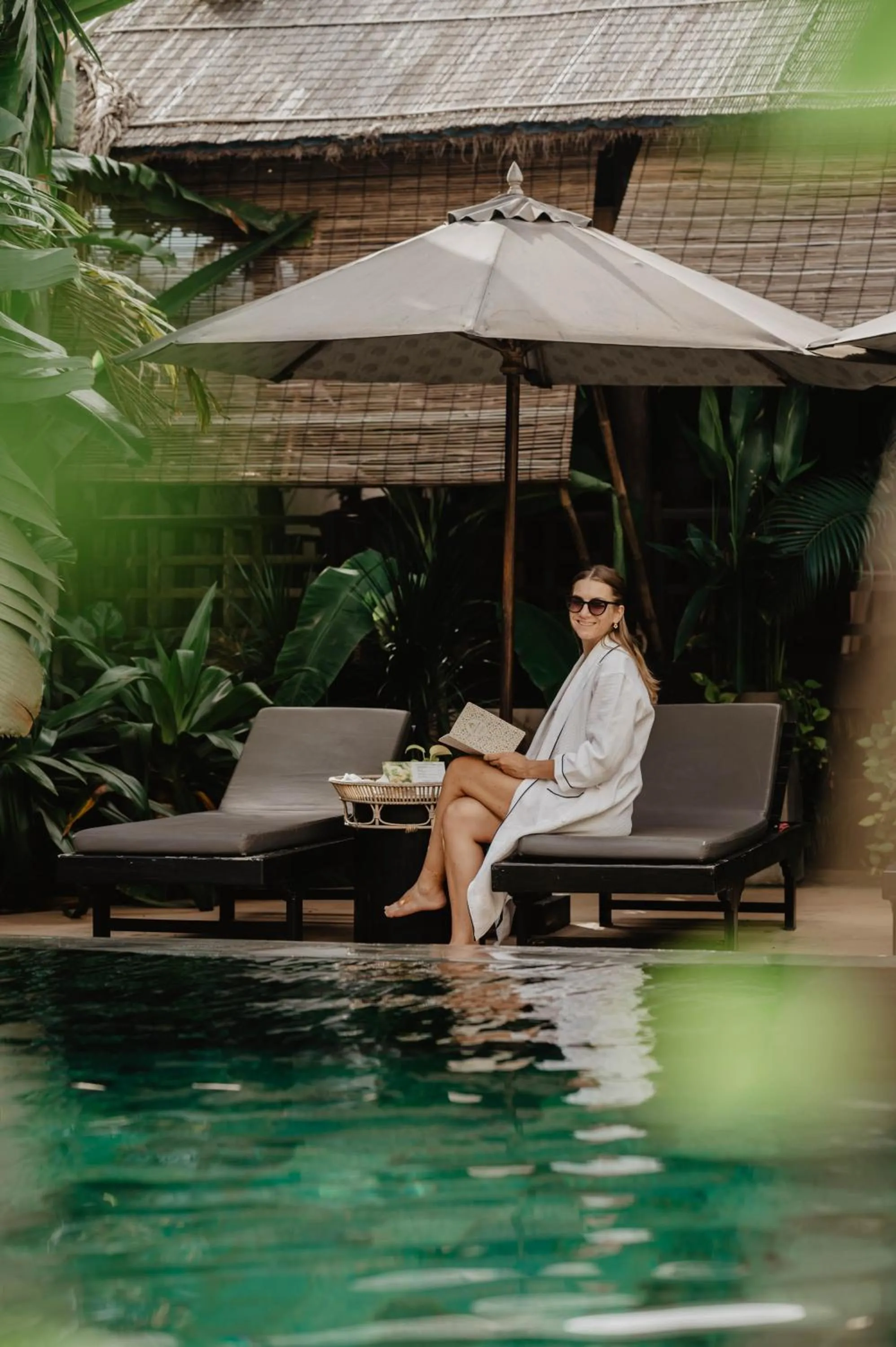 Swimming pool in La Bastide de Caro