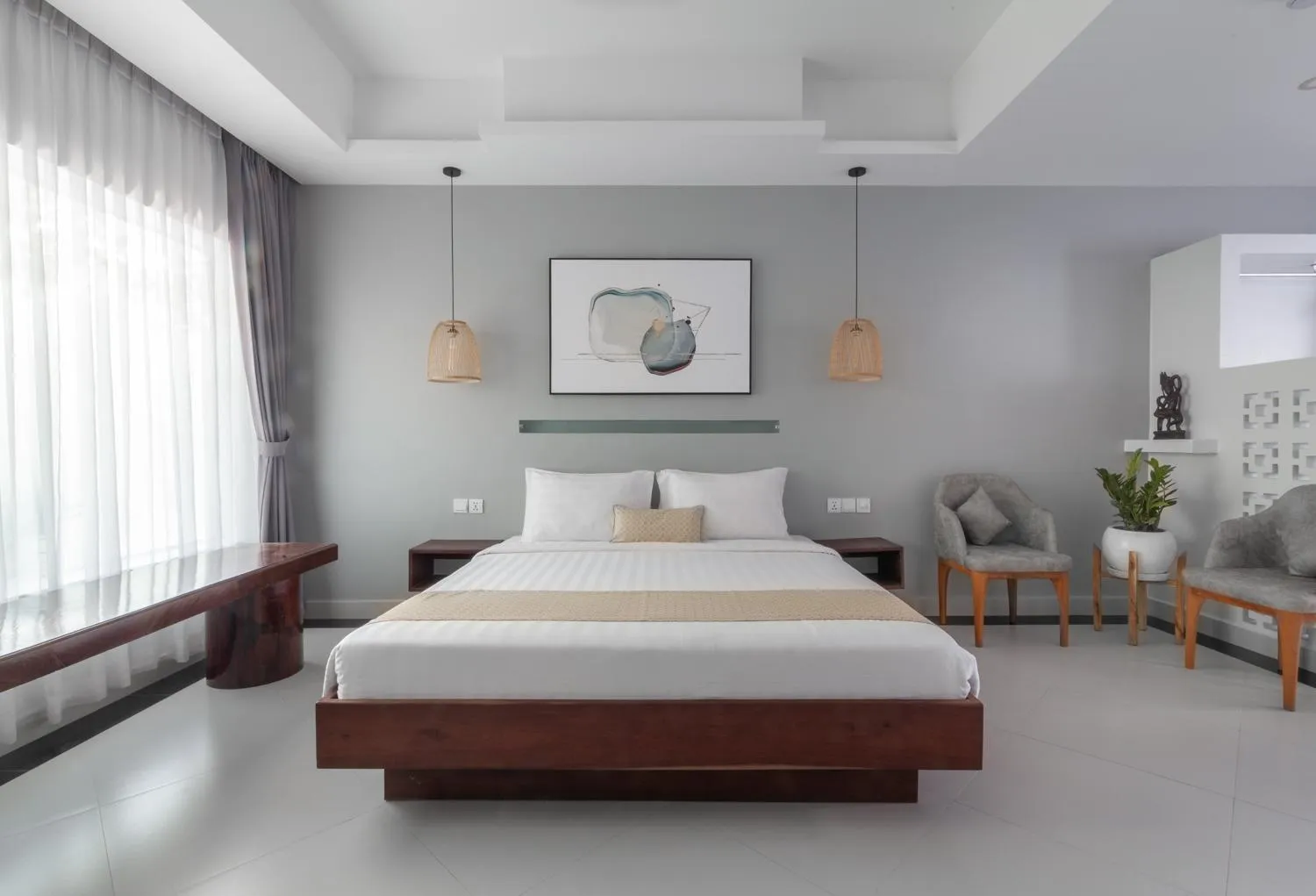 Bed in La Bastide de Caro